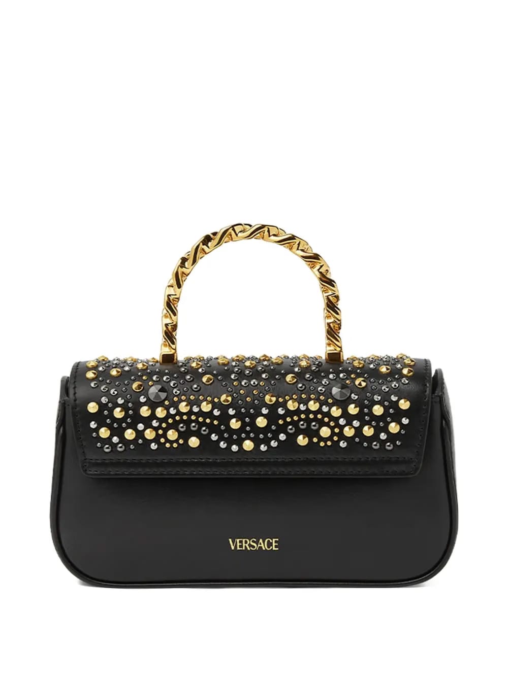 mini La Medusa crystal-embellished tote bag