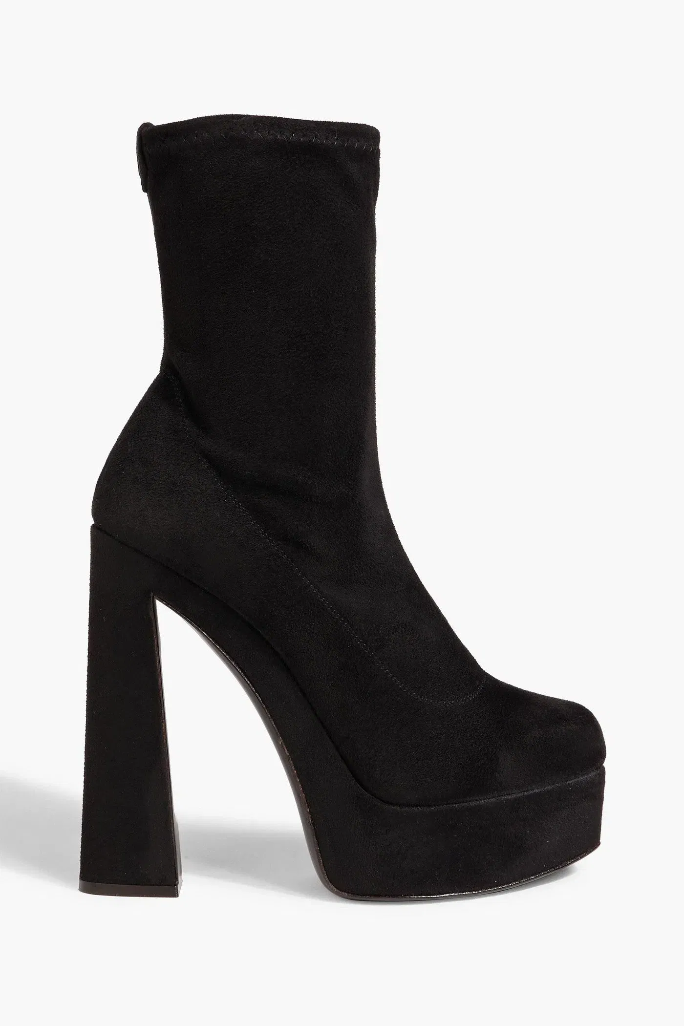 Giuseppe Zanotti Aureliee 100 Brushed Platform Ankle Boots Black Women's