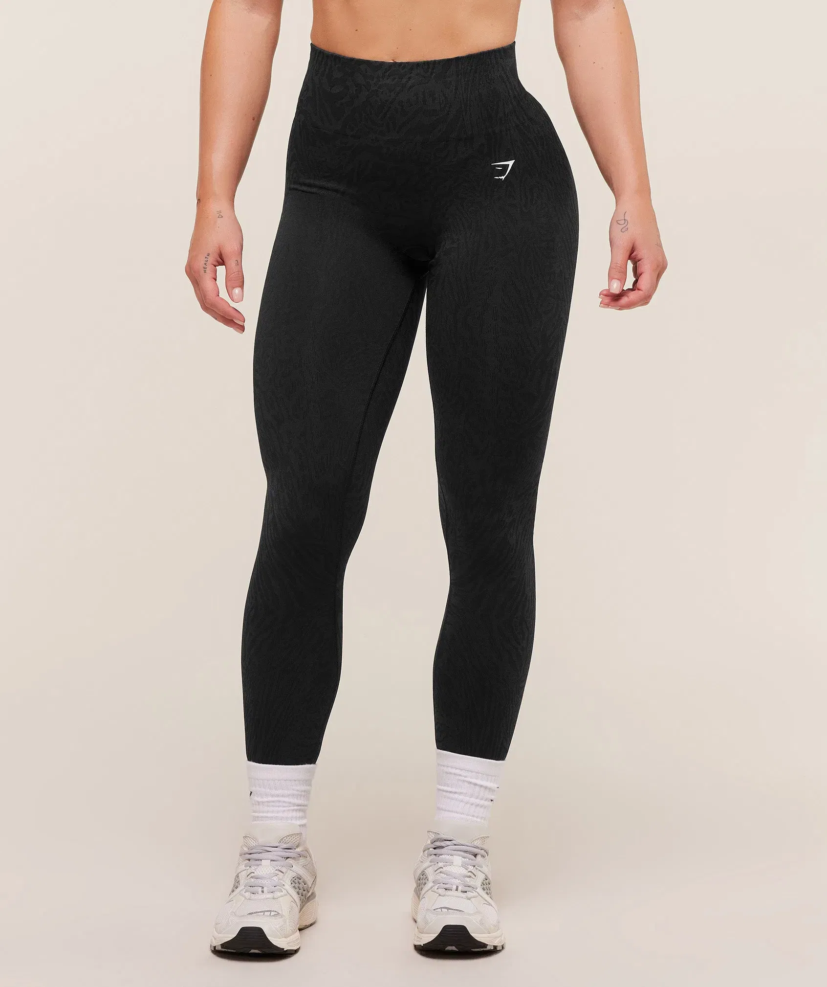 Women's Gymshark Adapt Animal Seamless Leggings Black