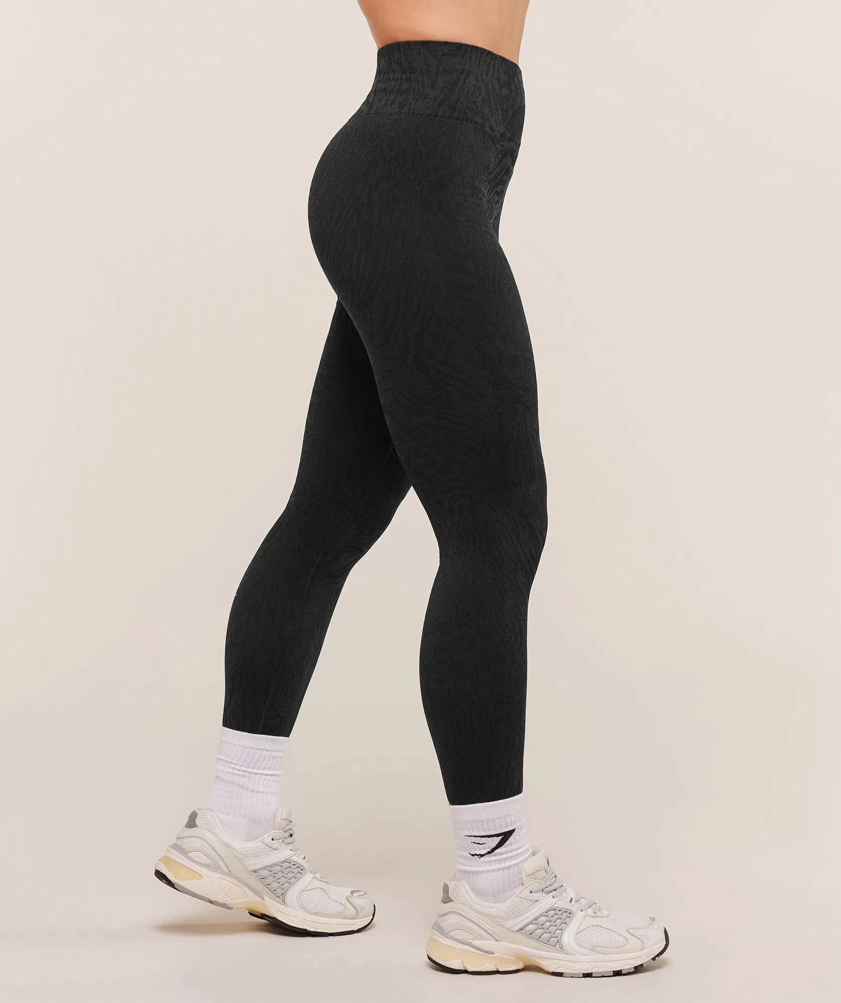 Women's Gymshark Adapt Animal Seamless Leggings Black