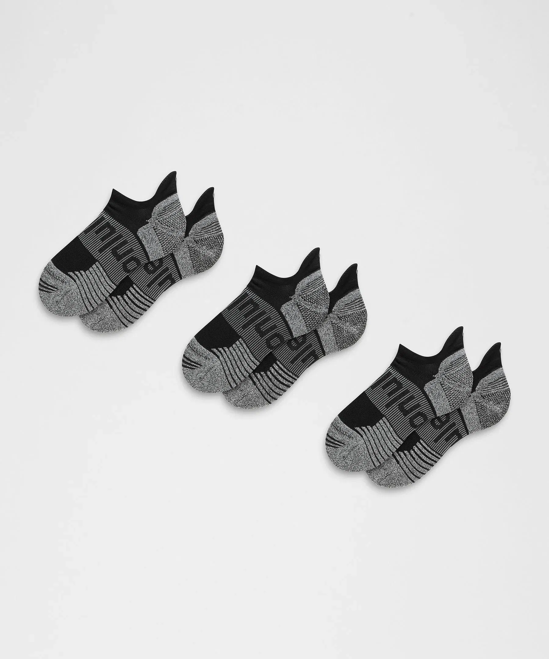 Lululemon Unisex Power Stride Cushion Tab Socks *3 Pack