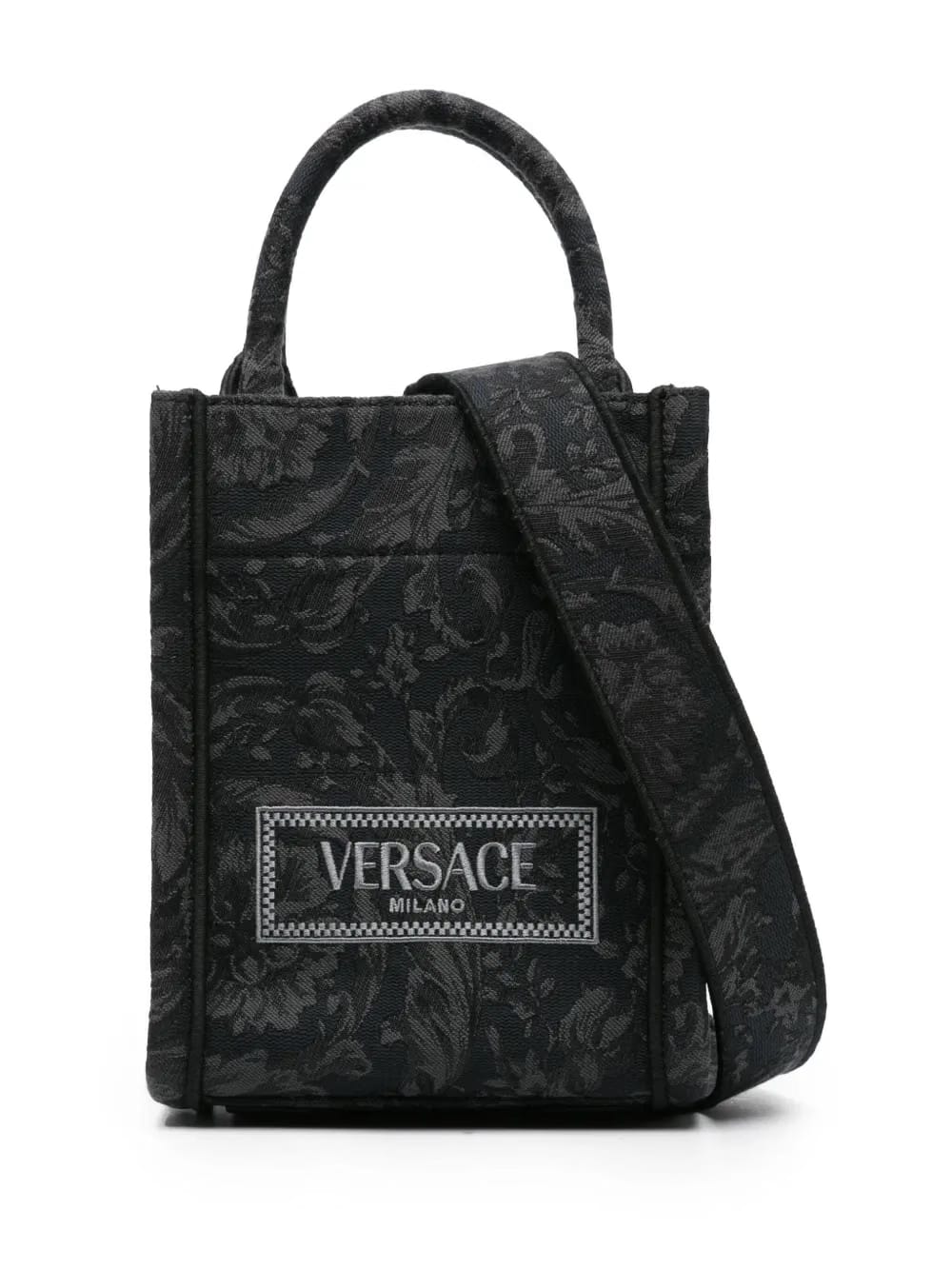 mini Barocco Athena jacquard tote bag