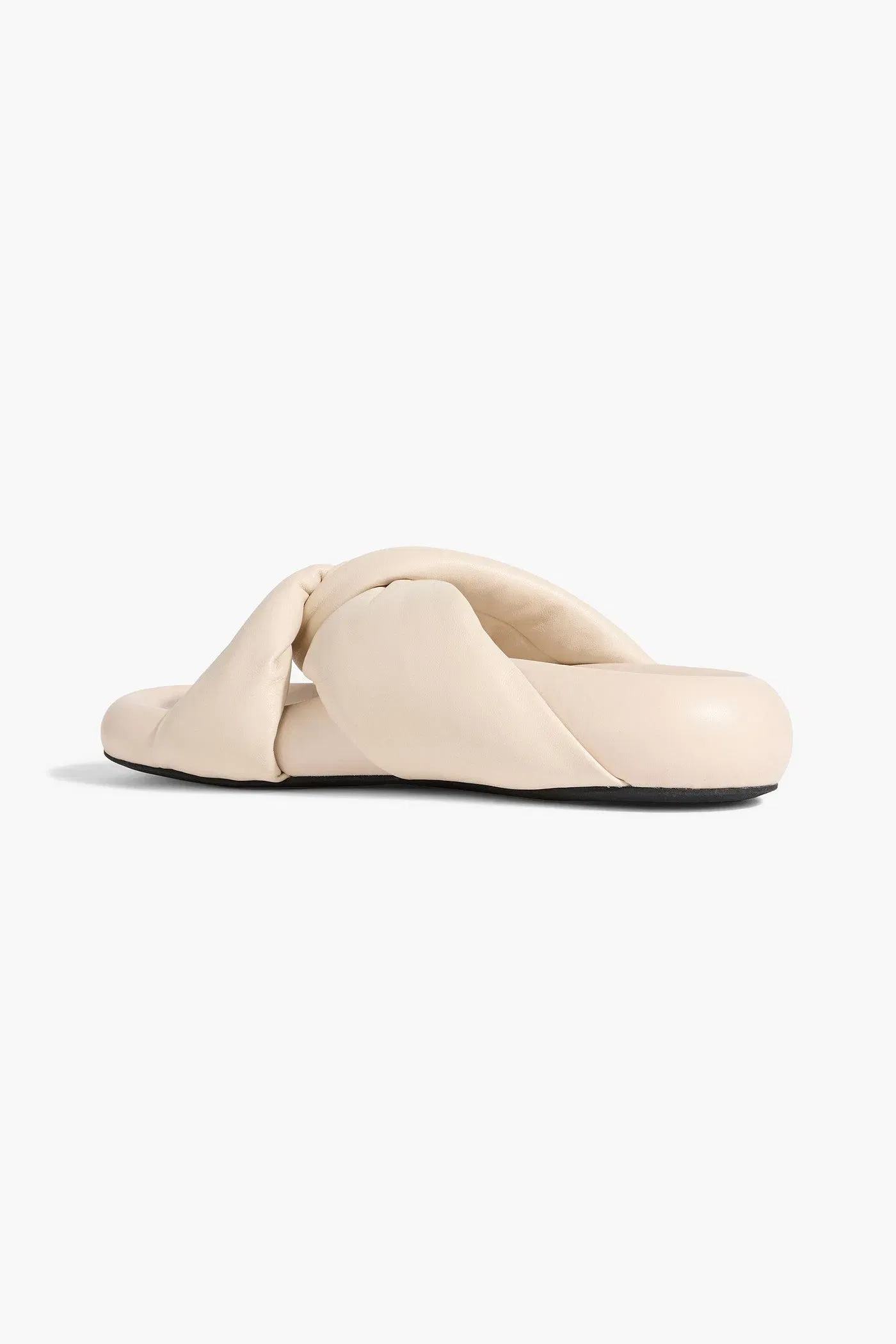 Marni Twisted Leather Sandals Blush Women's