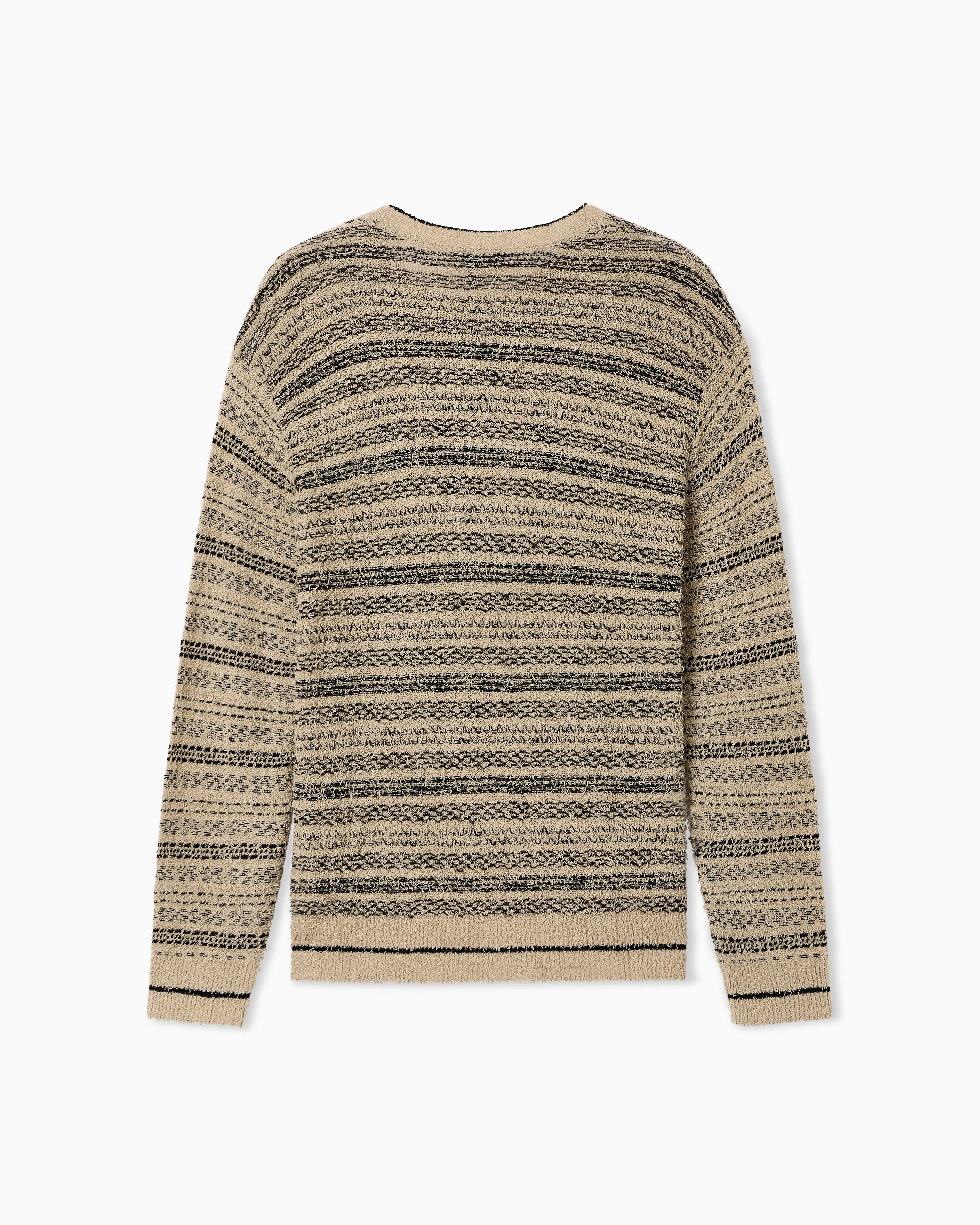 Emporio Armani Jacquard motif loose knit jumper