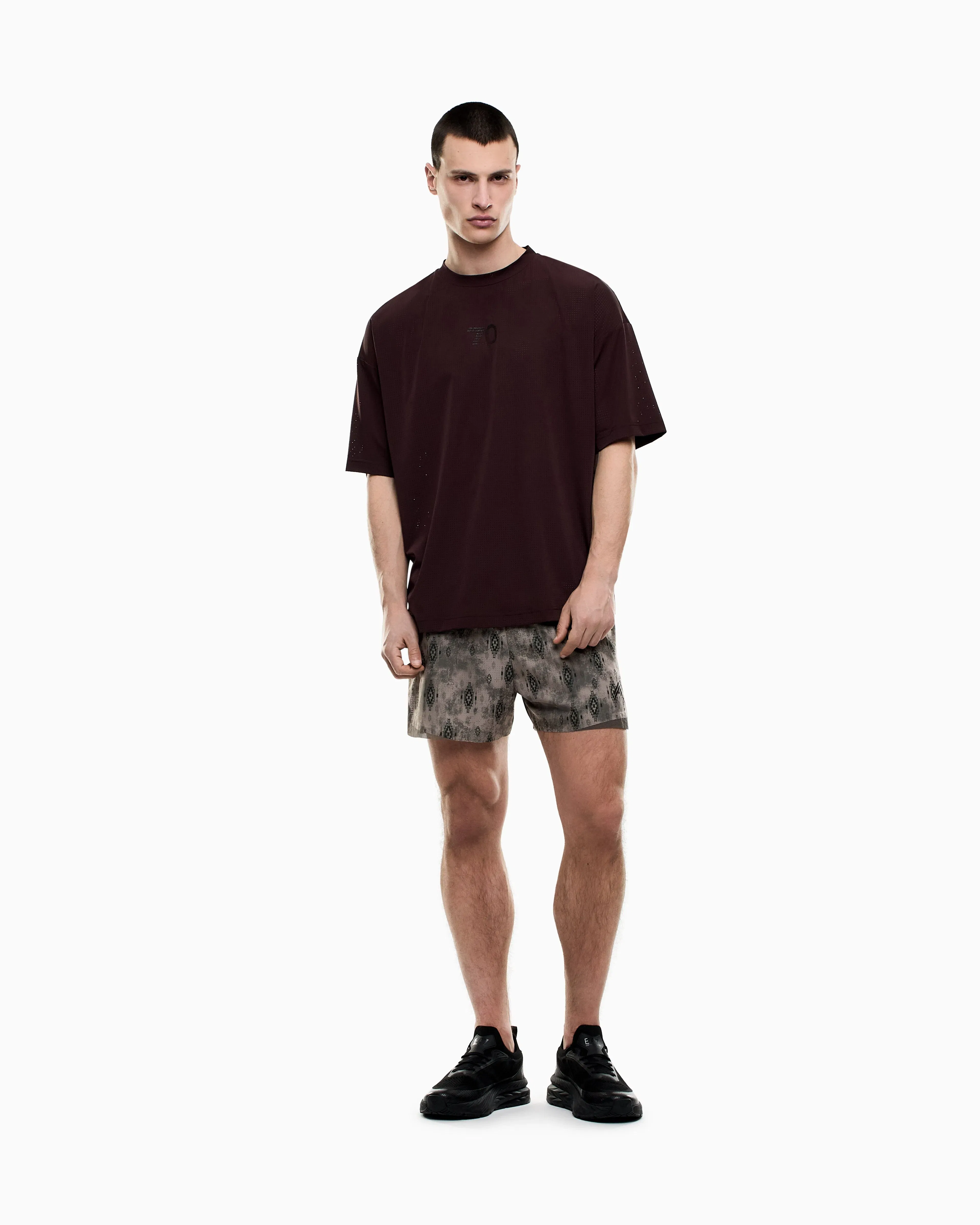 EA7 7.0 SHOW T-shirt in stretch technical fabric