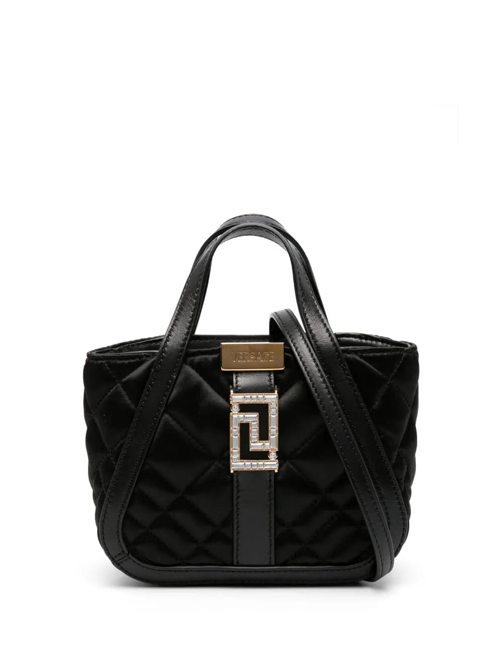 Greca Goddess quilted tote bag