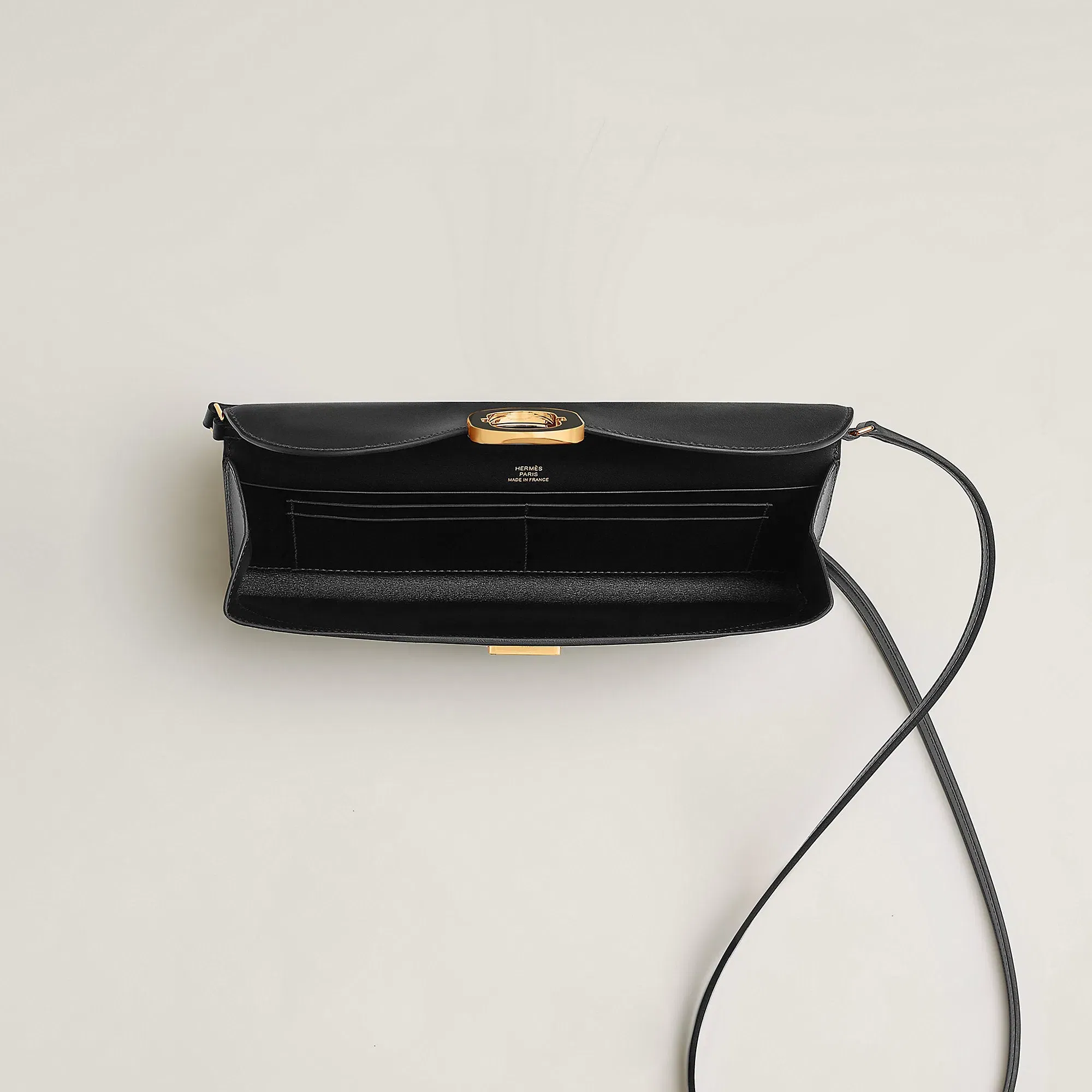 Hermes Maillon To Go Wallet Noir