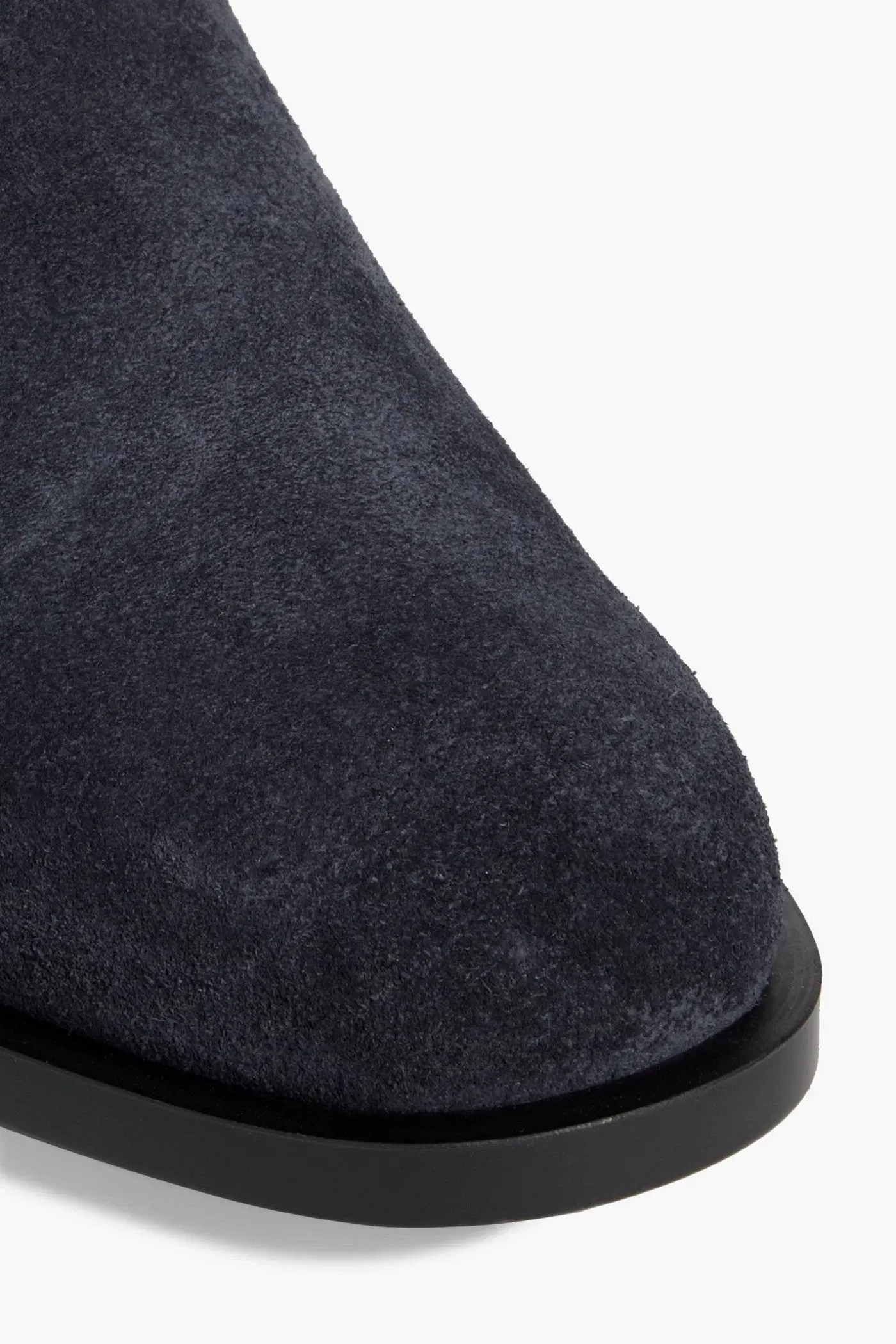 Tod's Laser-Cut Suede Chelsea Boots Navy Women's