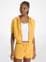 Michael Kors Logo Jacquard Terry Short-Sleeve Jacket HONEYWHEAT