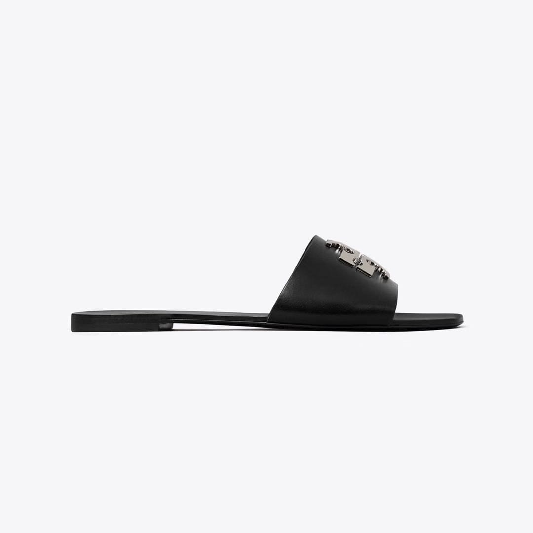 Tory Burch Charlie Cuoio Slide PERFECT BLACK