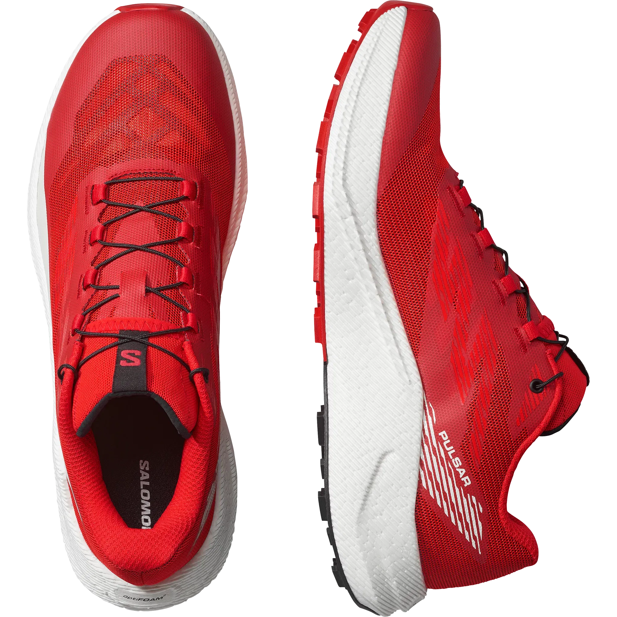 Salomon Pulsar Trail Running Shoes Fiery Red