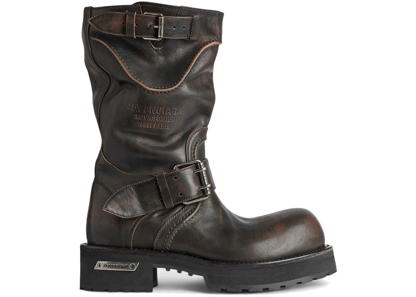 Balenciaga Venom Boot Brown