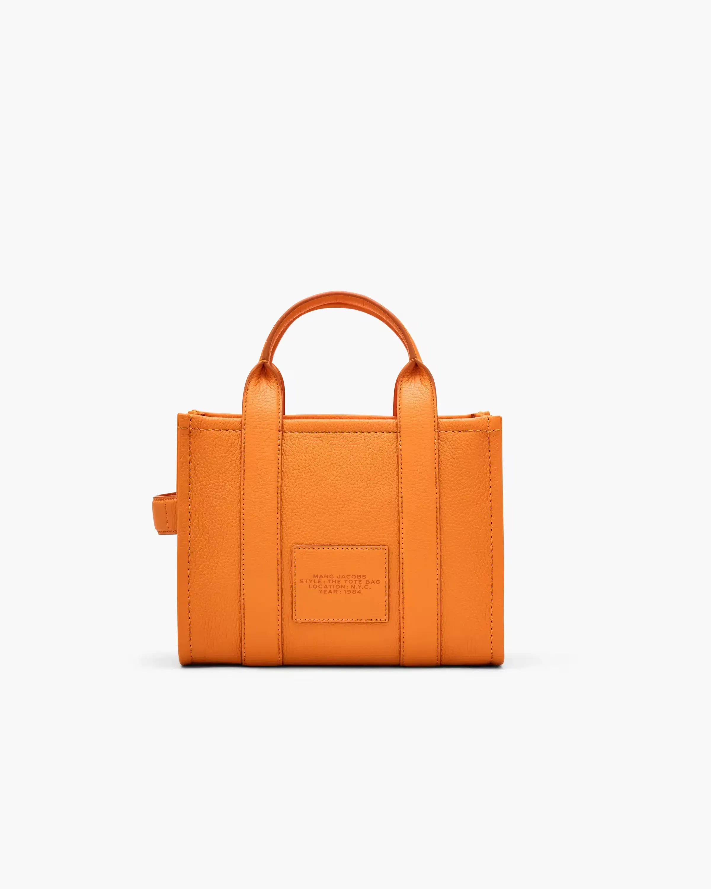 Marc Jacobs The Leather Small Tote Bag Tangerine