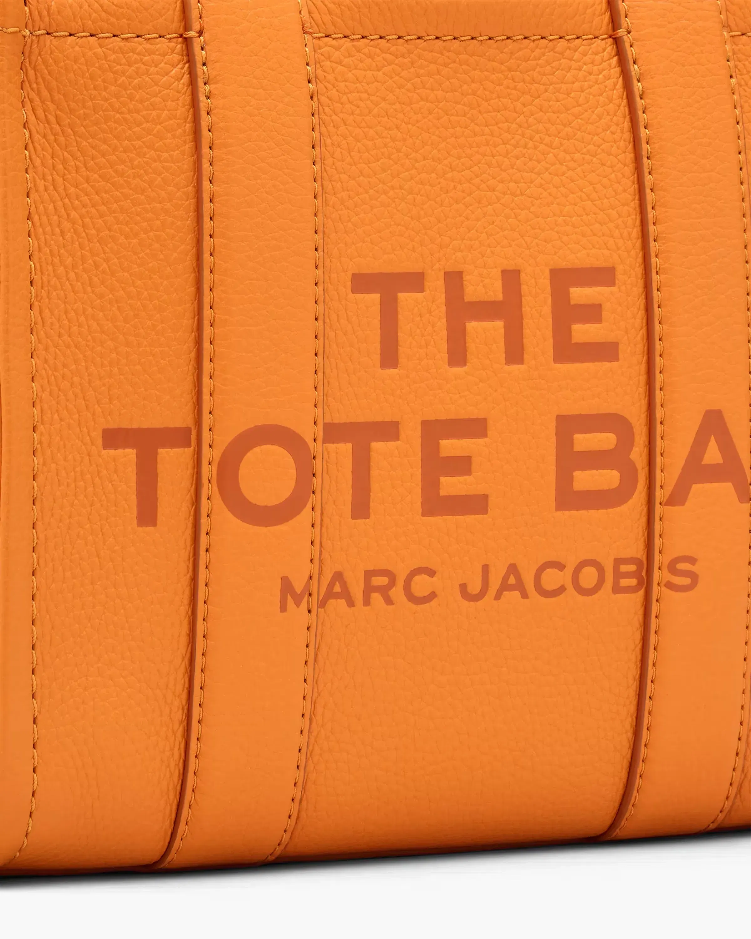 Marc Jacobs The Leather Small Tote Bag Tangerine