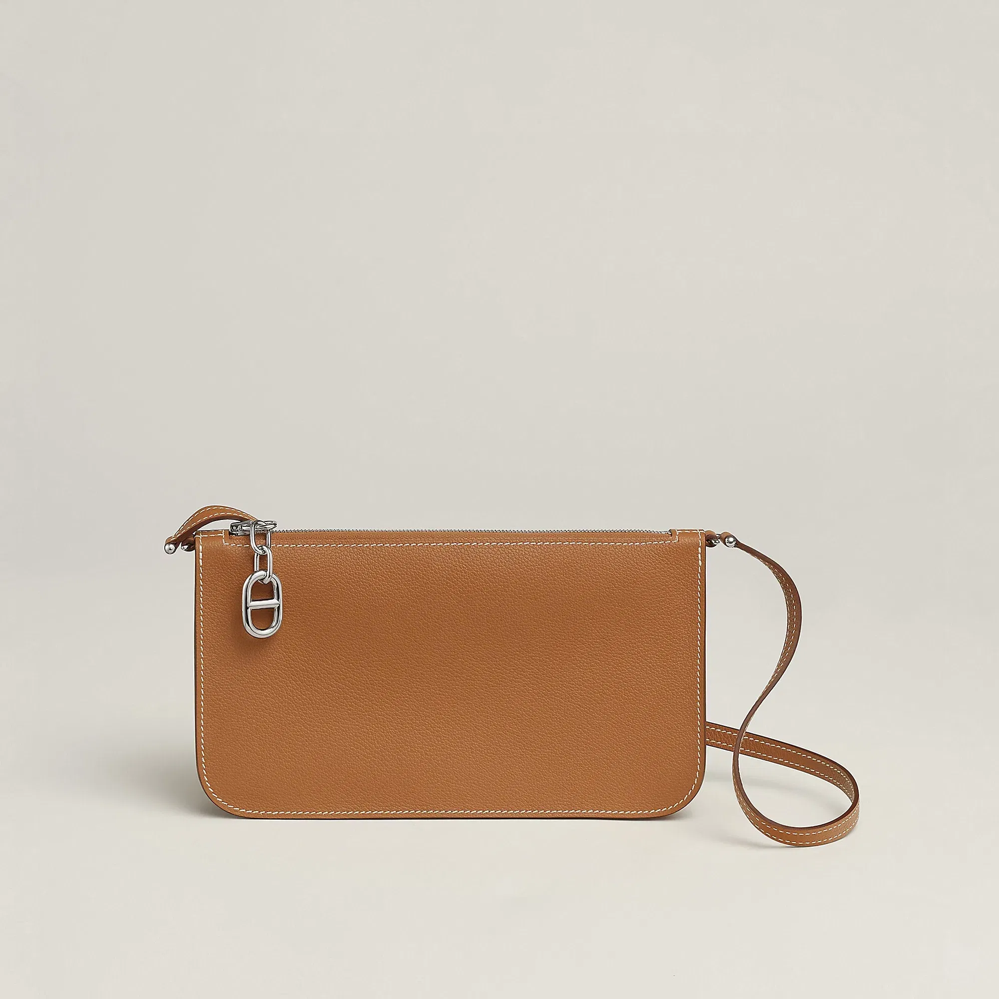 Hermes Zipengo Chaine D'Ancre To Go Pouch Biscuit