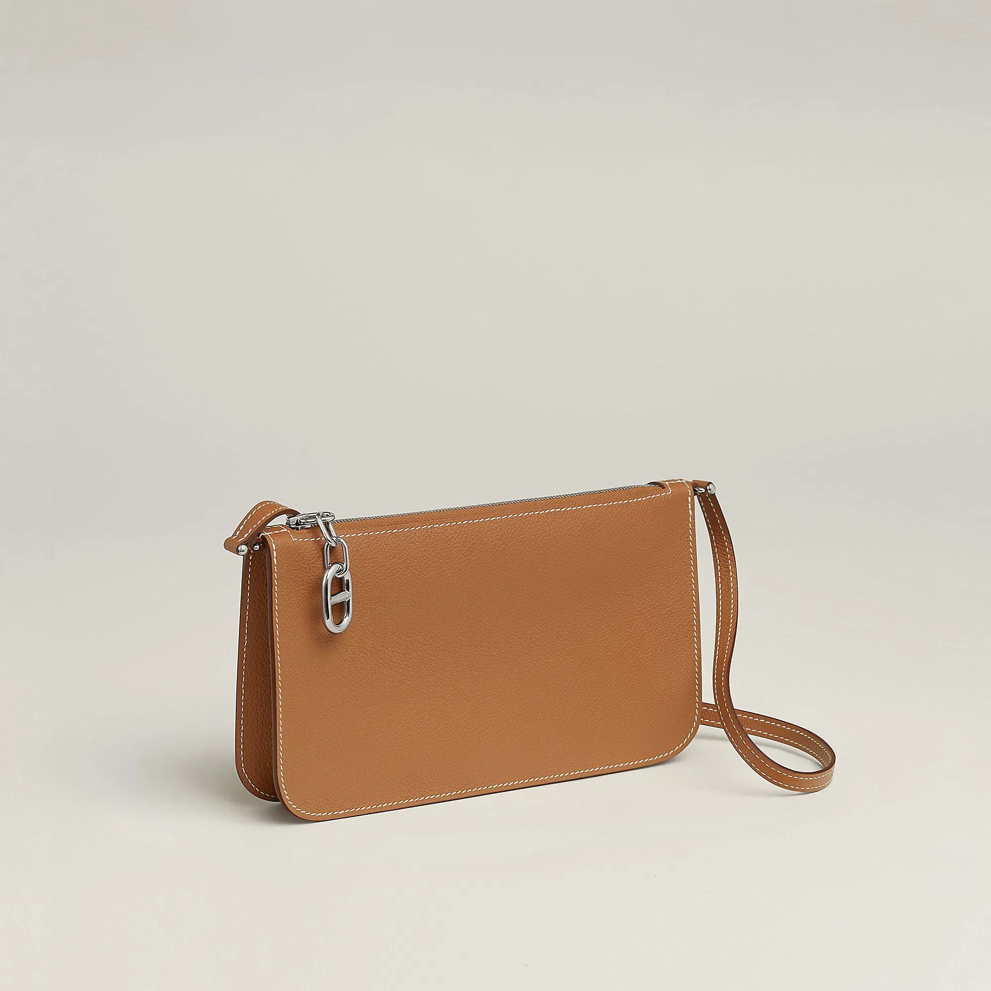 Hermes Zipengo Chaine D'Ancre To Go Pouch Biscuit