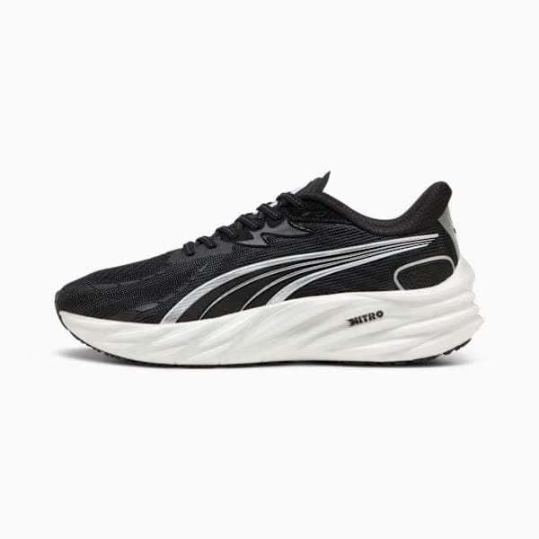 Puma Velocity Nitro 4 Men'S Running Shoes Puma Black-Speed Blue