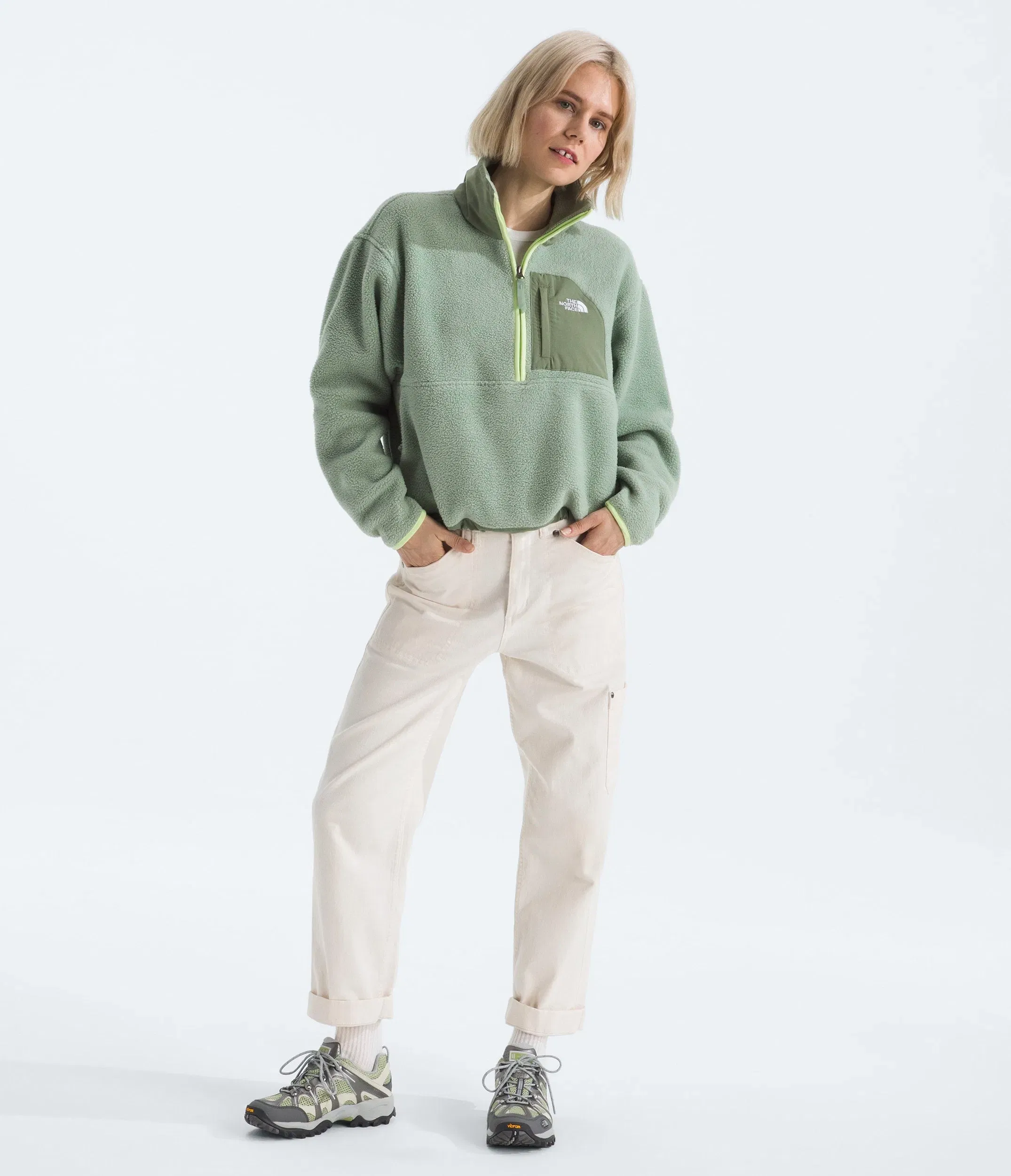 The North Face Women’s Yumiori Off Peak ½-Zip Jacket Slate Moss