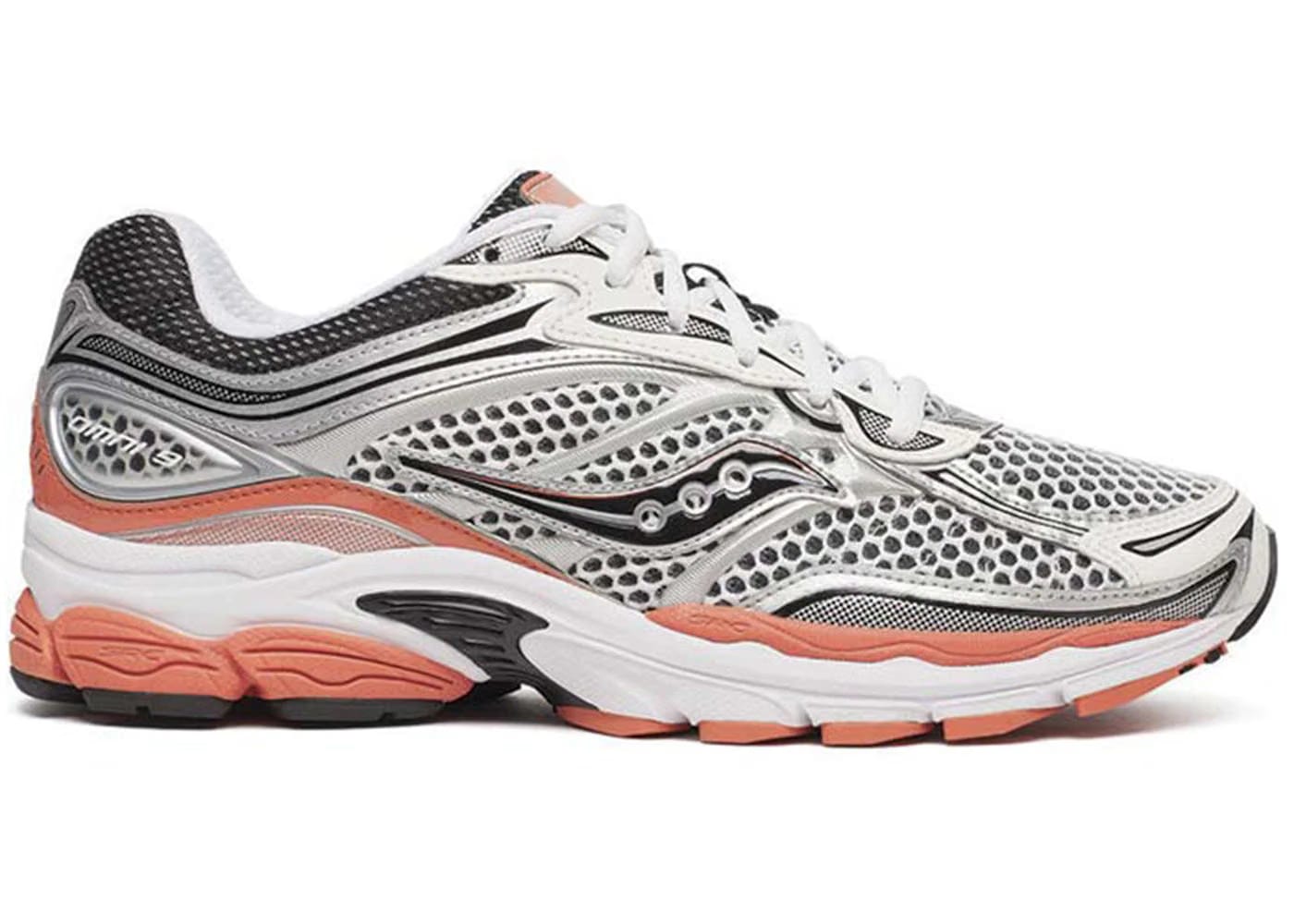 Saucony Progrid Omni 9 Silver Orange Black