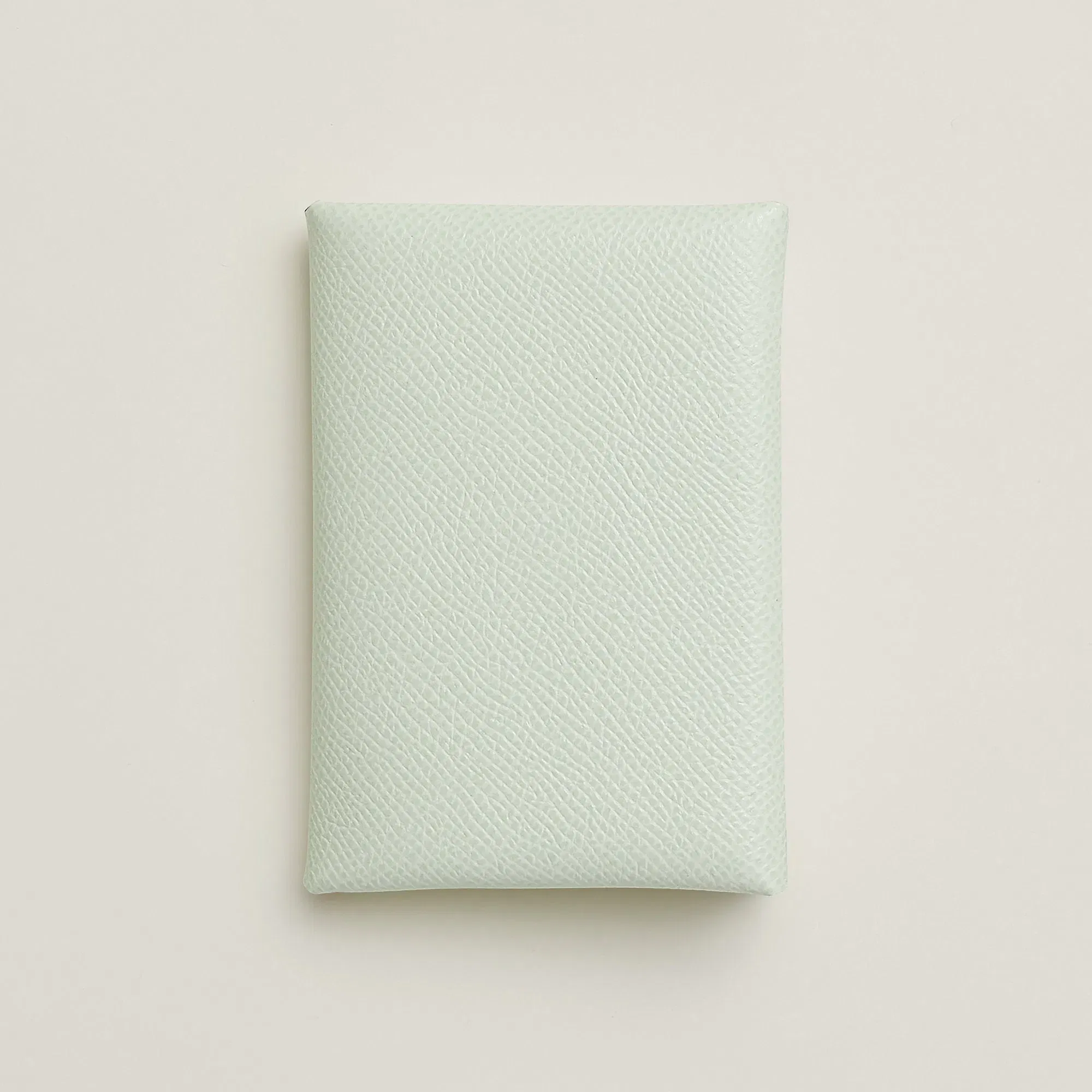 Hermes Calvi Duo Compact Card Holder Jaune Citron