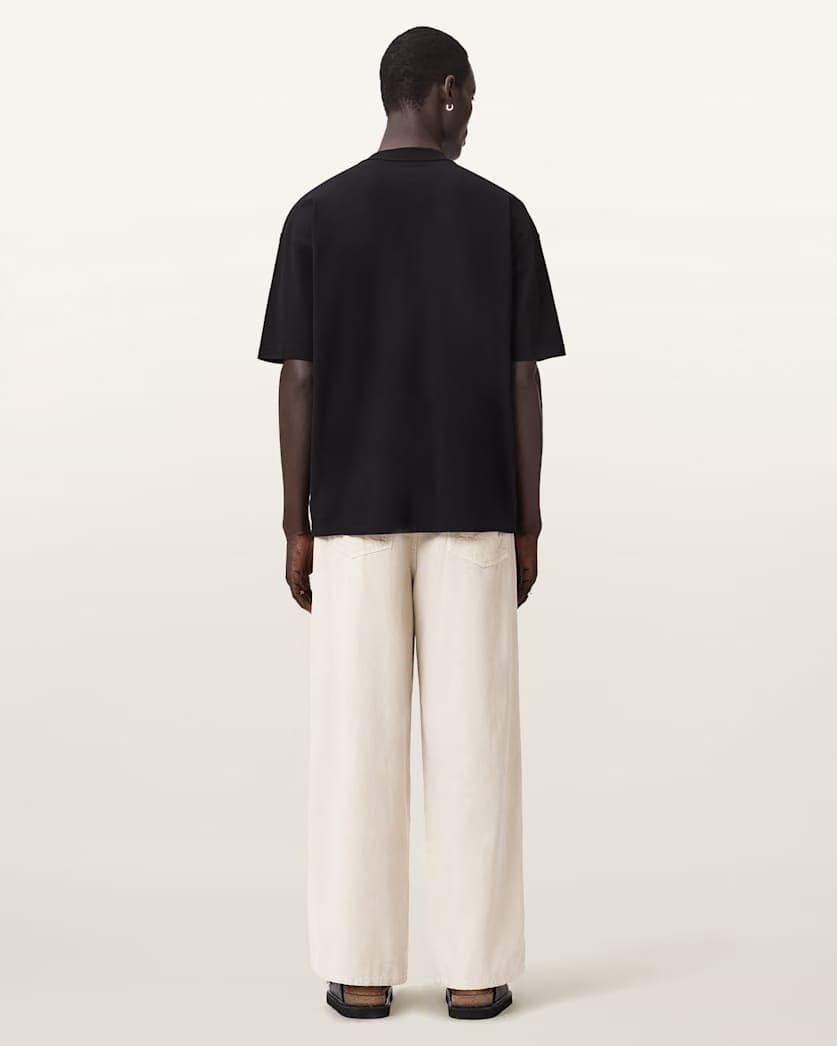 AllSaints Sabbath Mid Rise Cord Pants Pebble White