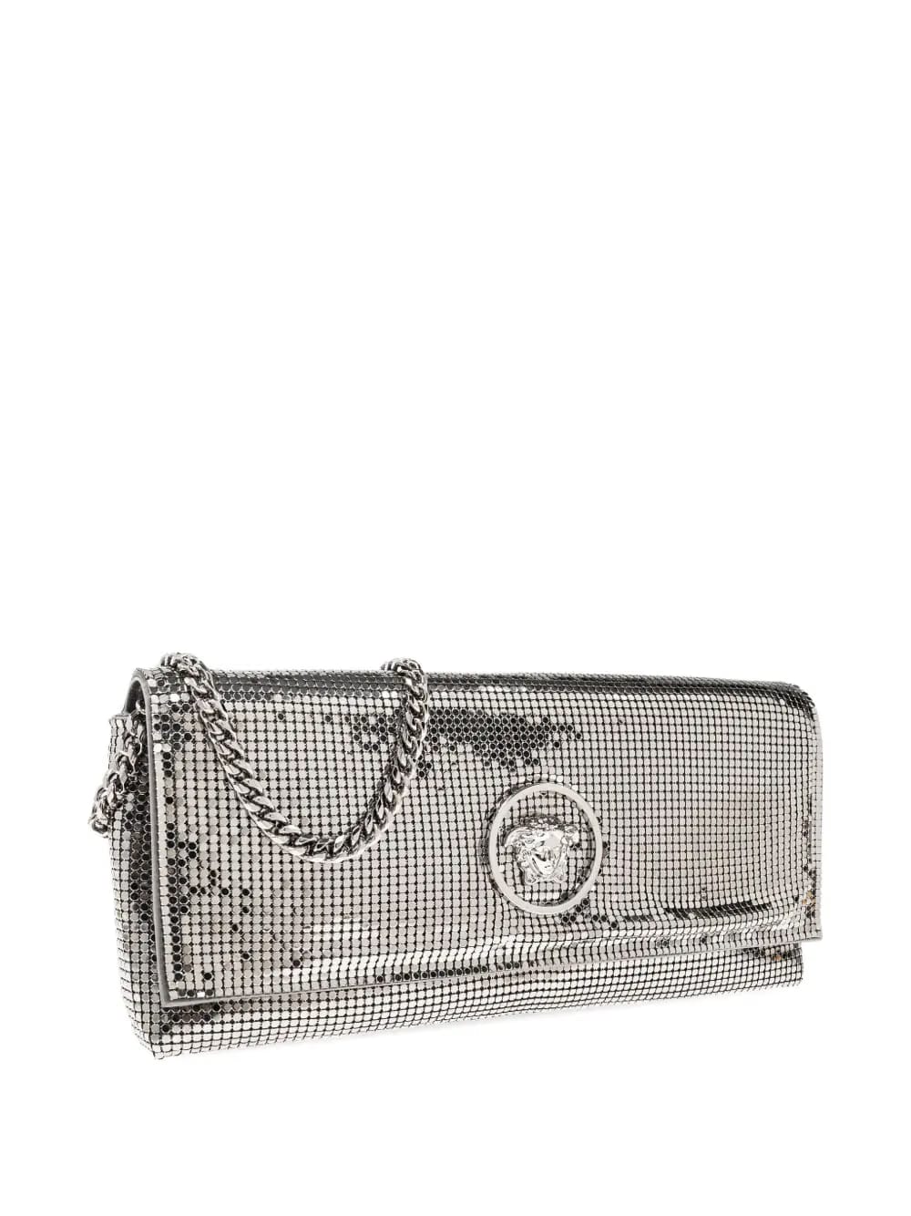 La Medusa metal mesh clutch bag