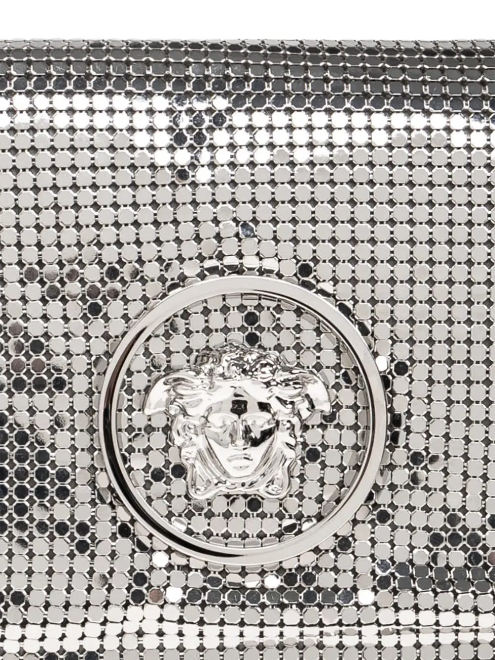 La Medusa metal mesh clutch bag