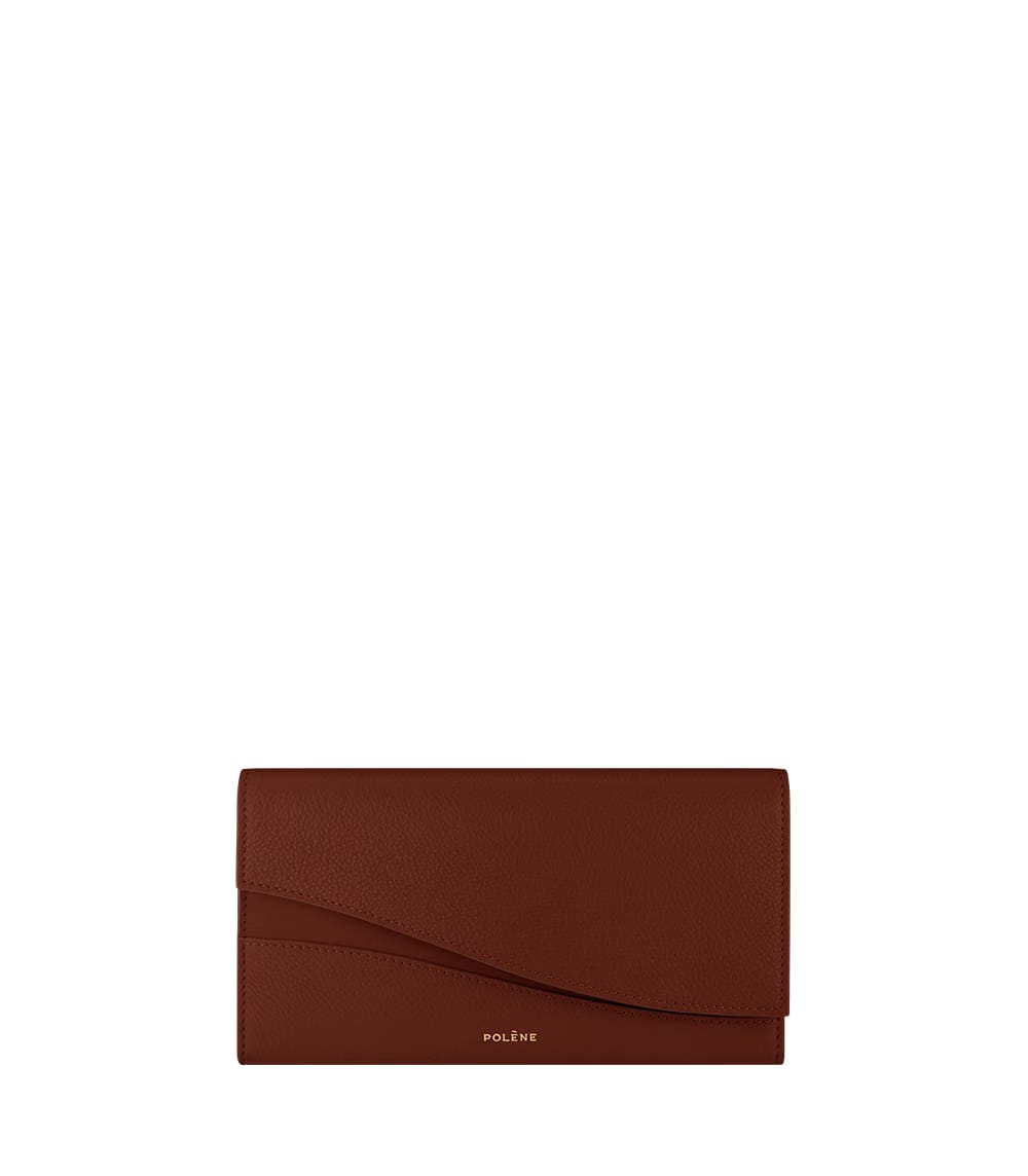 Polene Sierra Wallet Duo Cognac