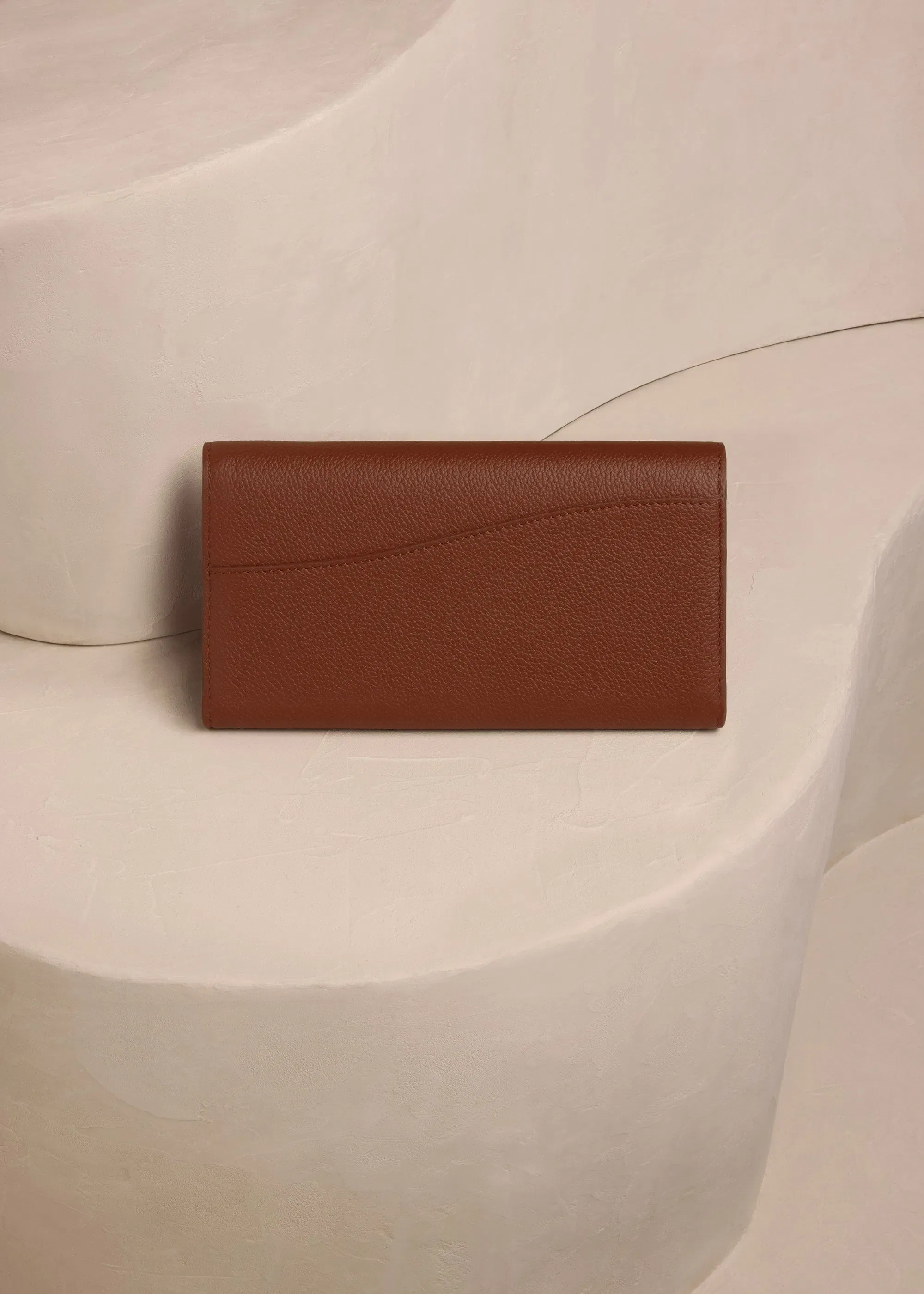 Polene Sierra Wallet Duo Cognac