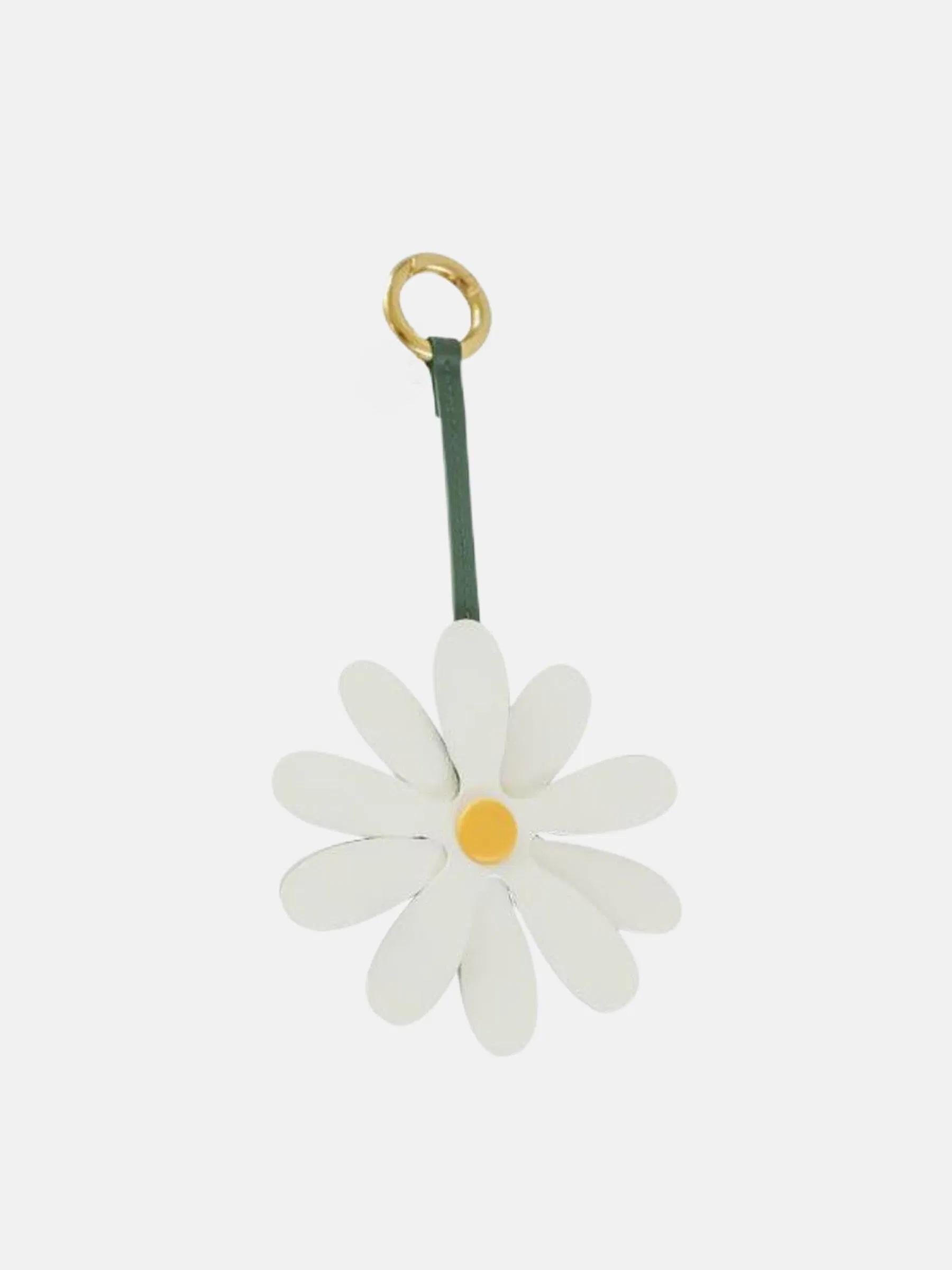 Songmont Leather Daisy Charm White