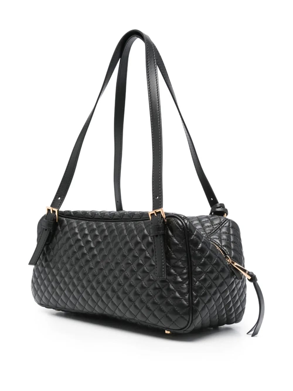 quilted leather tote bag