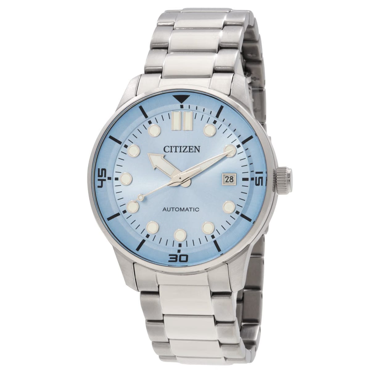 Citizen Mechanical Automatic Light Blue Dial Mens Watch