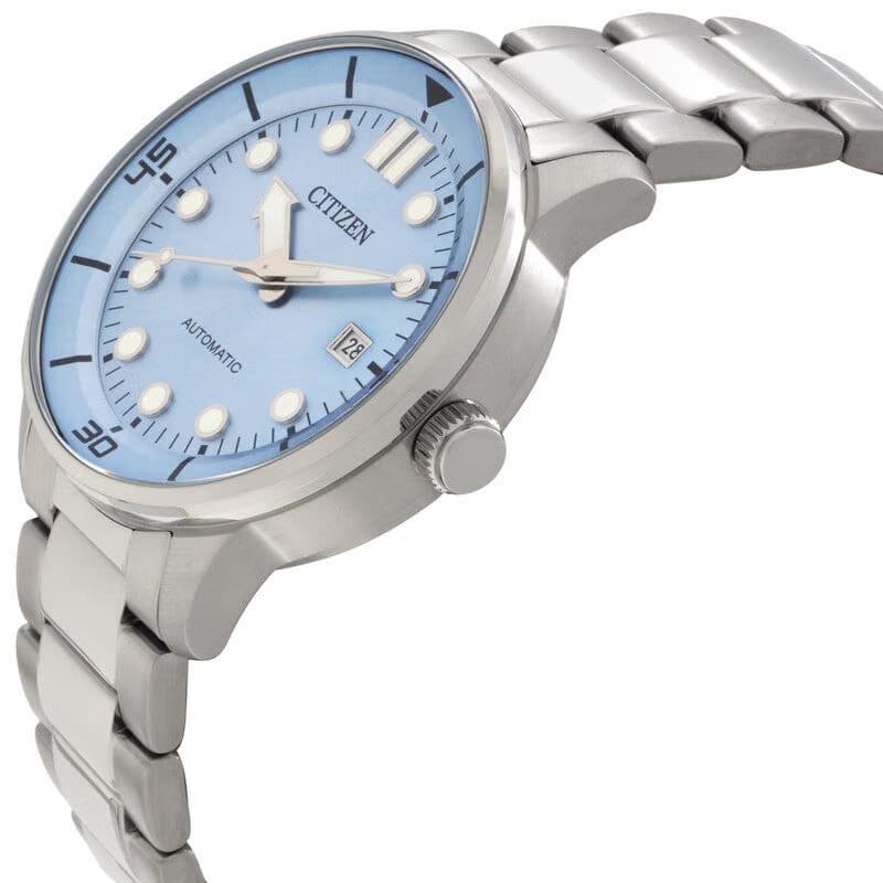 Citizen Mechanical Automatic Light Blue Dial Mens Watch