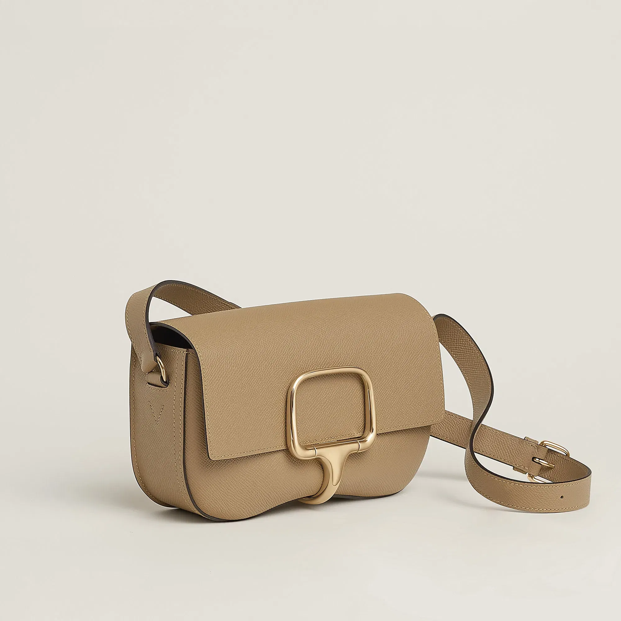 Hermes Herms Della Cavalleria Elan Bag Gold