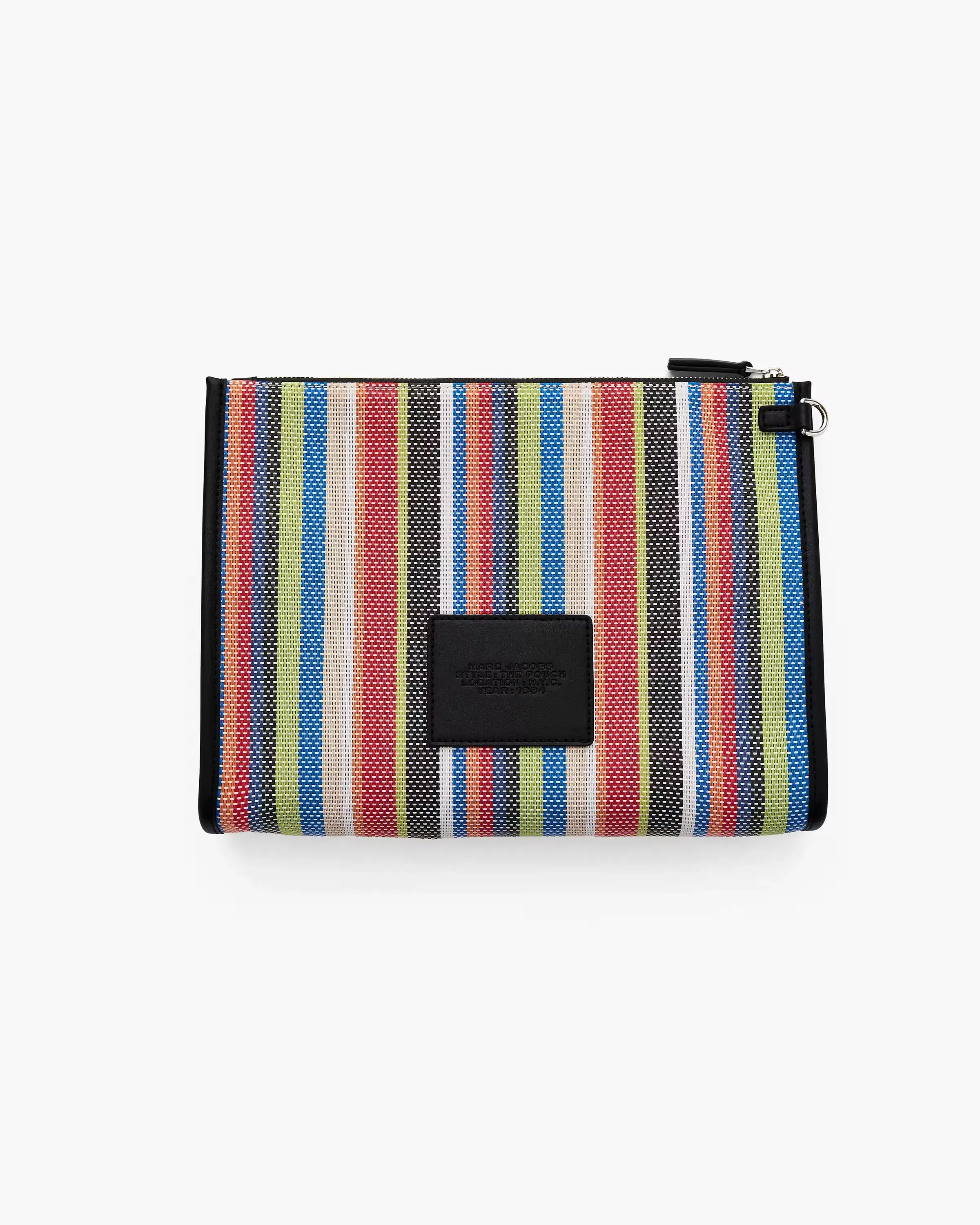 Marc Jacobs The Stripe Mesh Large Pouch Red Multi