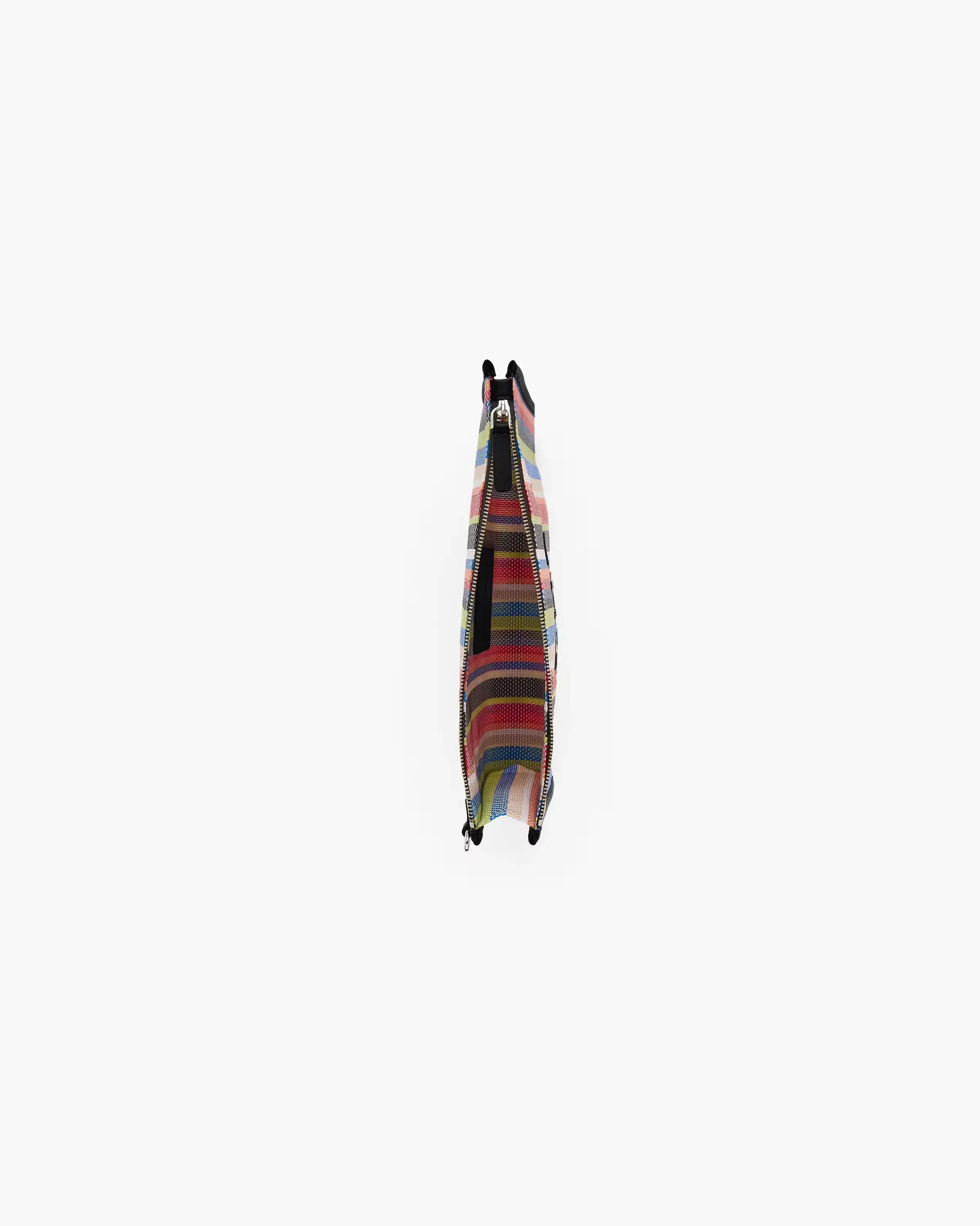 Marc Jacobs The Stripe Mesh Large Pouch Red Multi