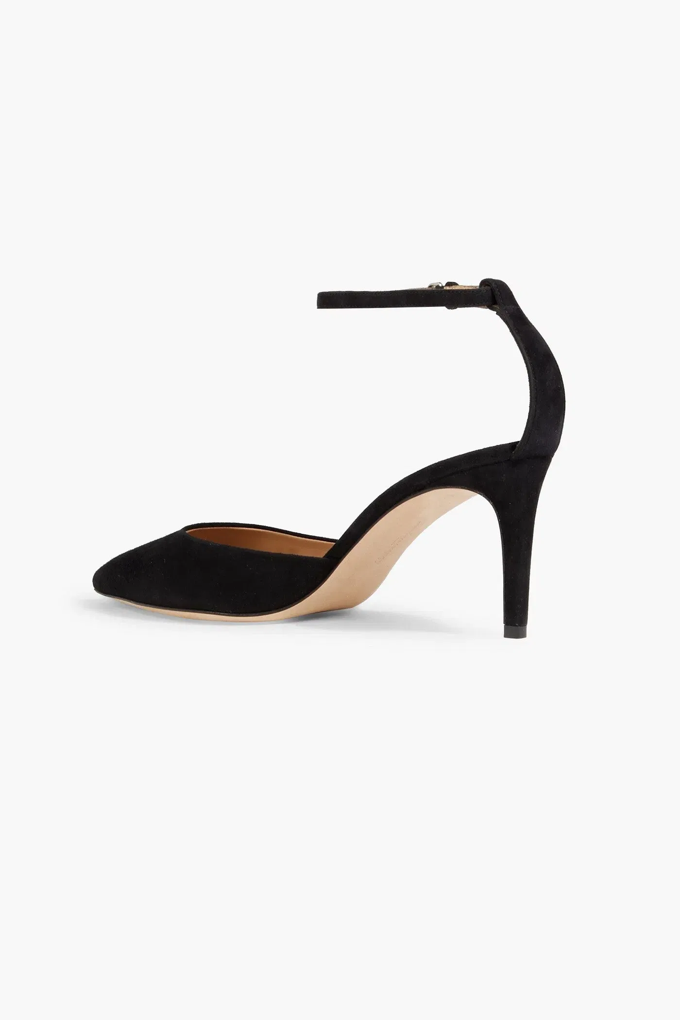 Ferragamo Iman Suede Pumps Black Women's