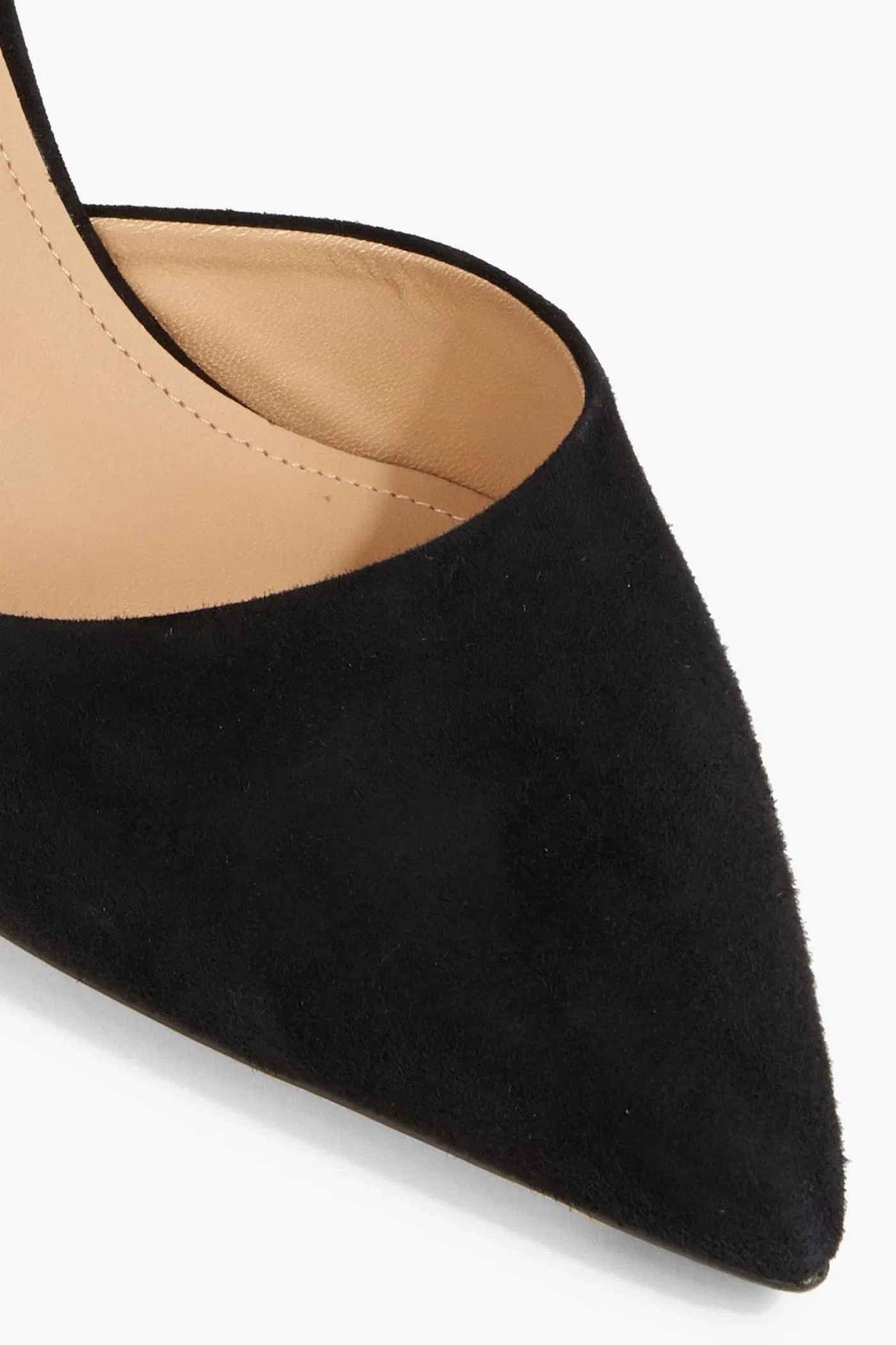 Ferragamo Iman Suede Pumps Black Women's