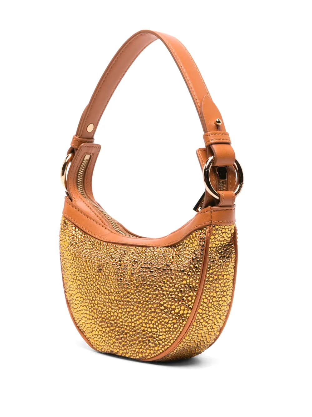 Repeat crystal-embellished shoulder bag