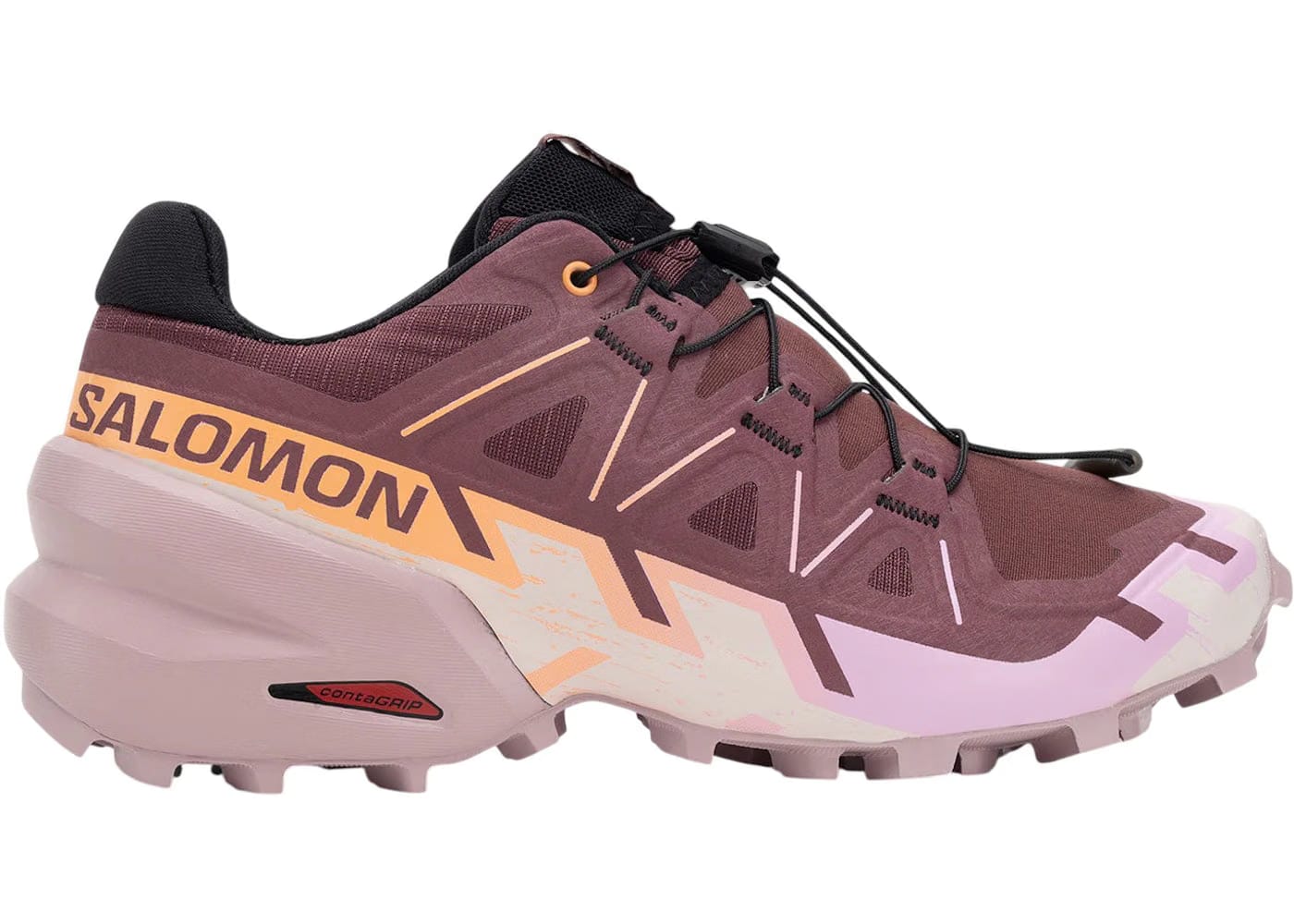 Salomon Speedcross 6 Catawba Grape Papaya Deauville Mauve Womens