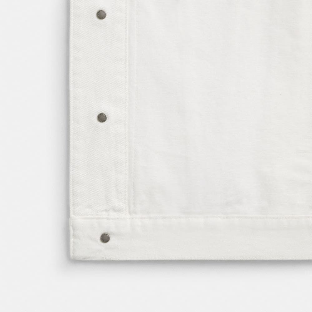 Coach Trucker Jacket White
