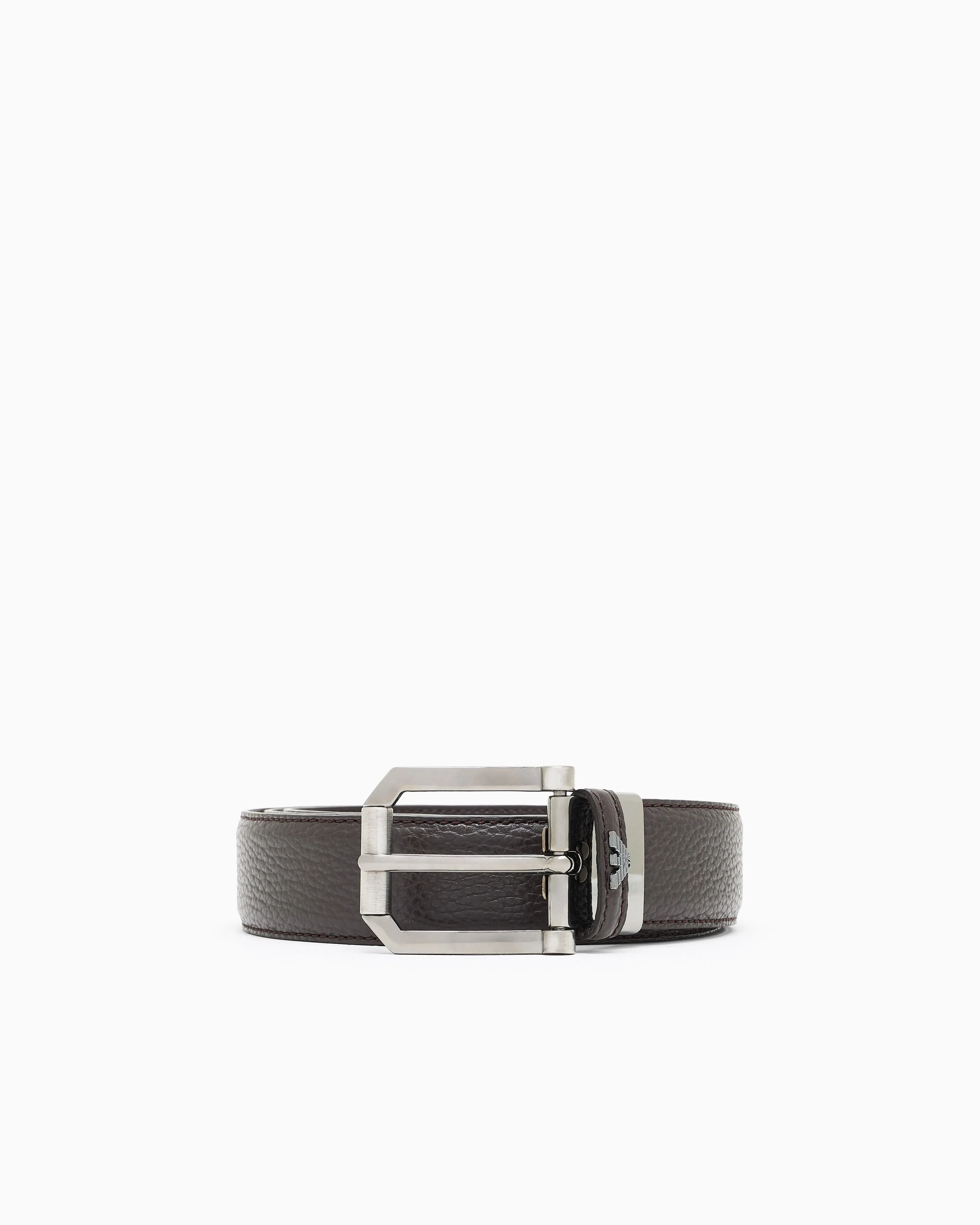 Emporio Armani Bull leather belt