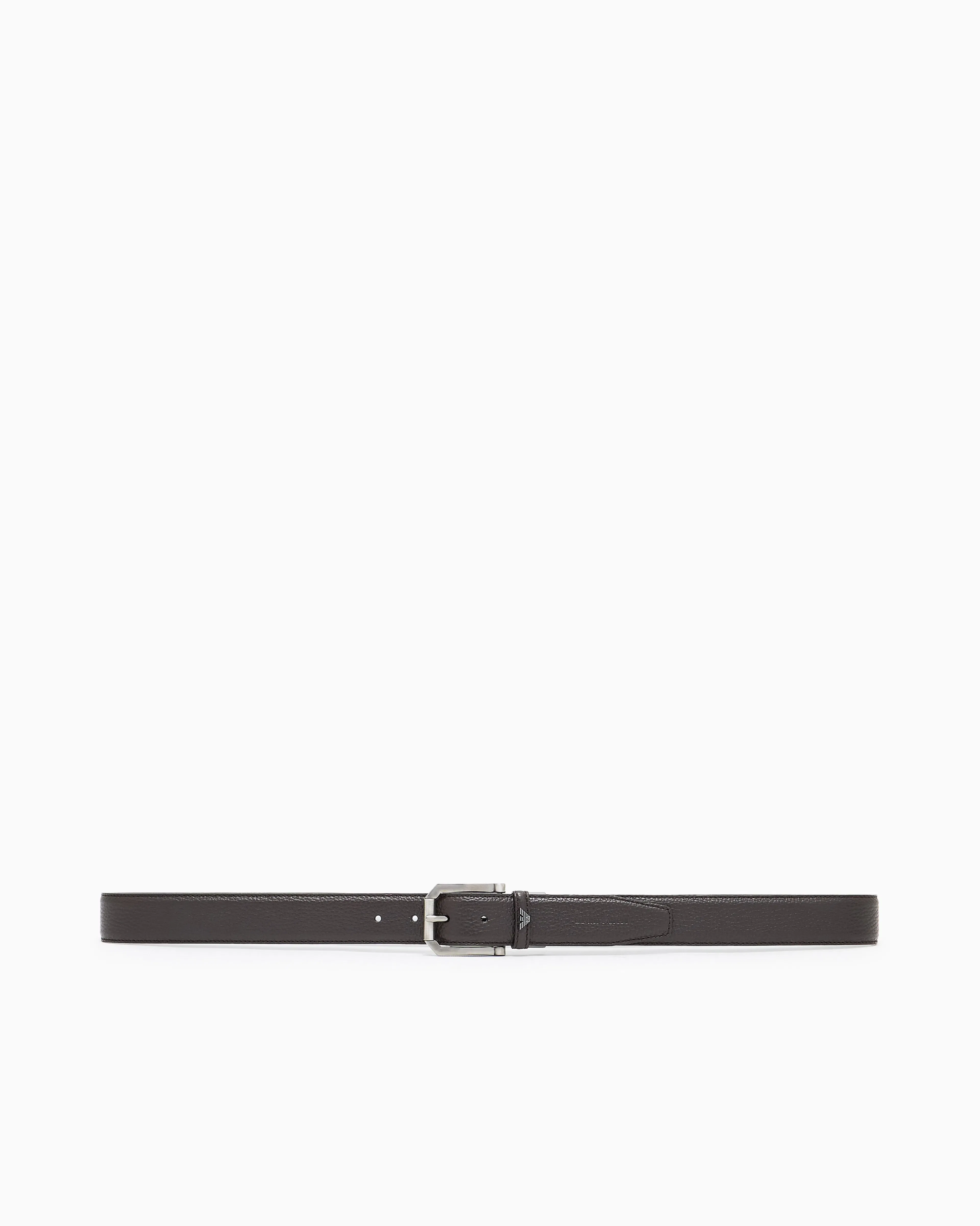 Emporio Armani Bull leather belt