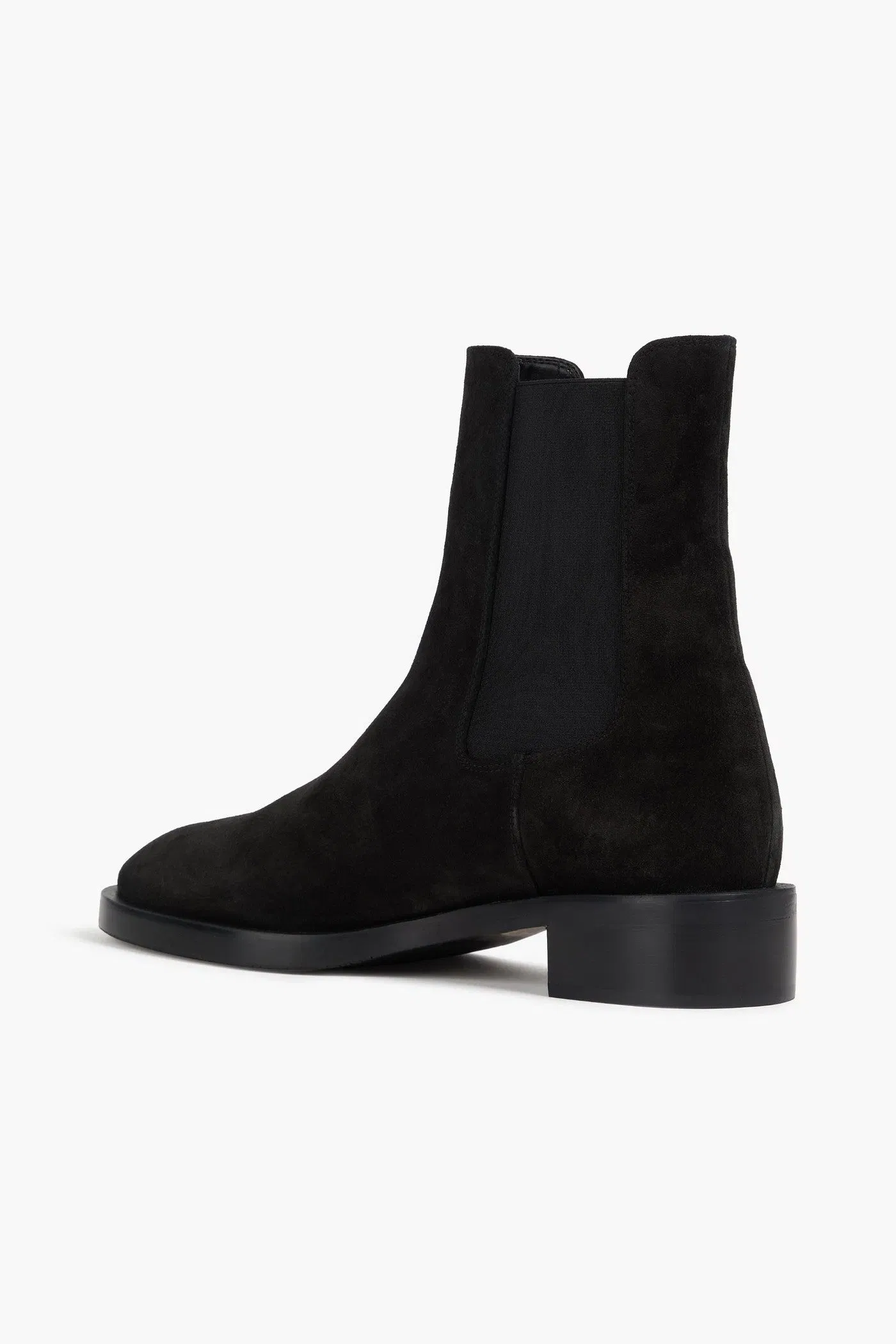 Stuart Weitzman Lenora Suede Chelsea Boots Black Women's