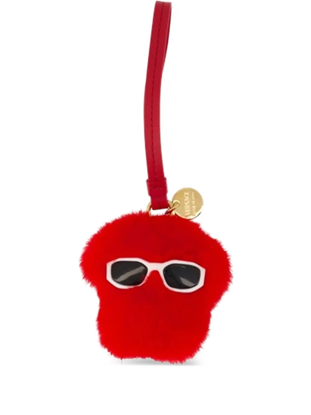 Medusa fluffy bag charm