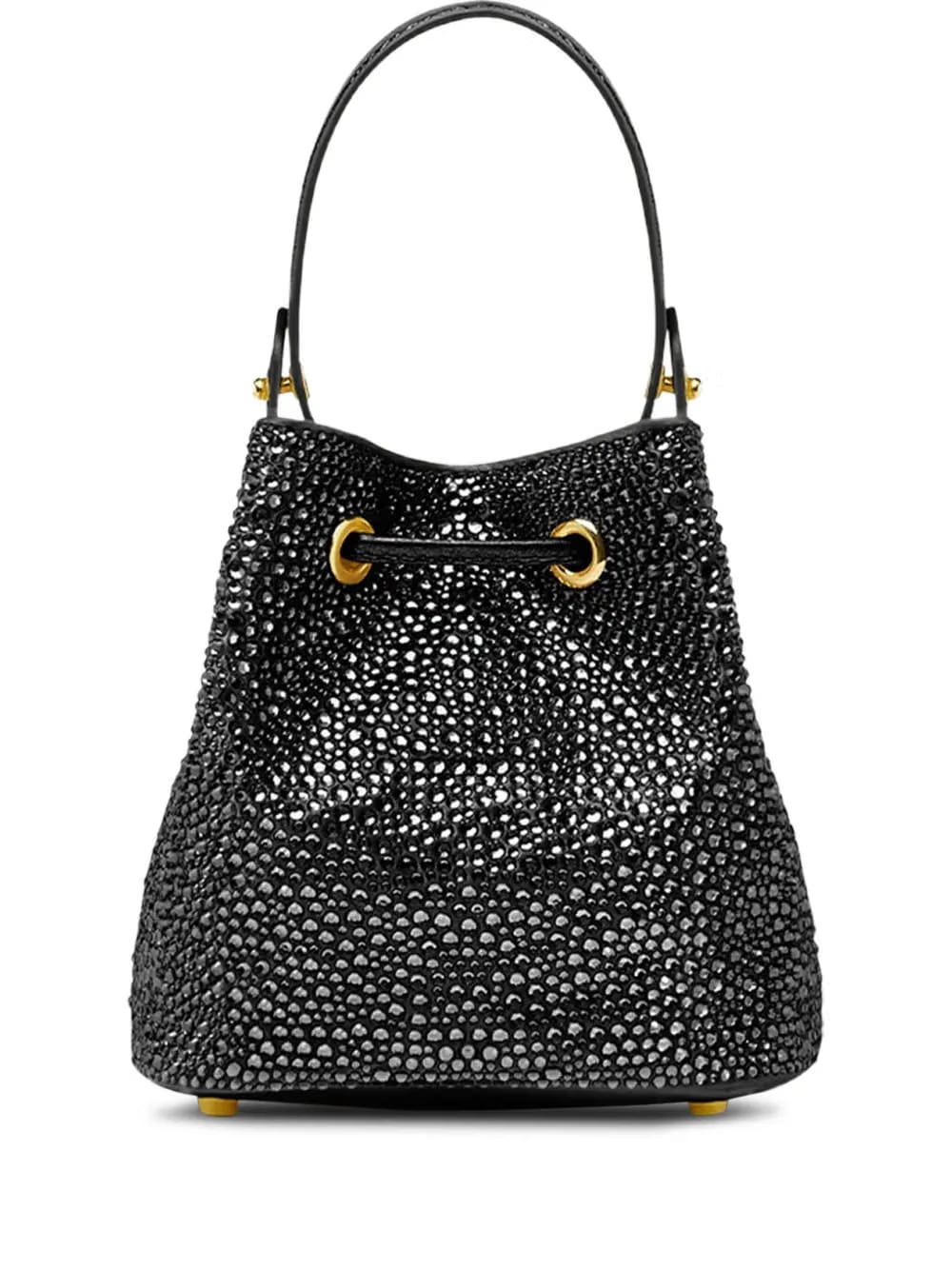 La Medusa crystal-embellished mini bucket bag