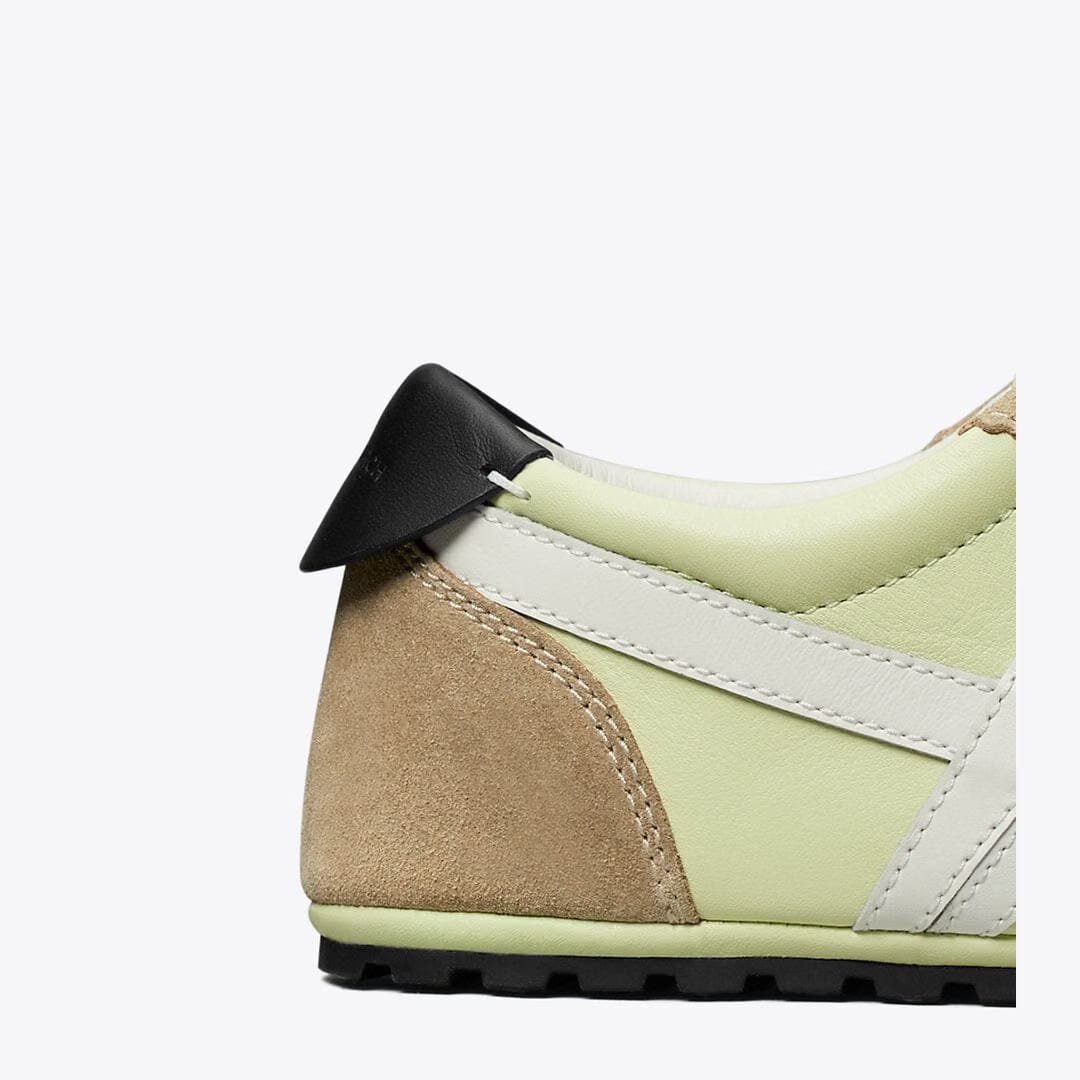 Tory Burch Hank Field Sneaker GREEN / CREAM / BROWN