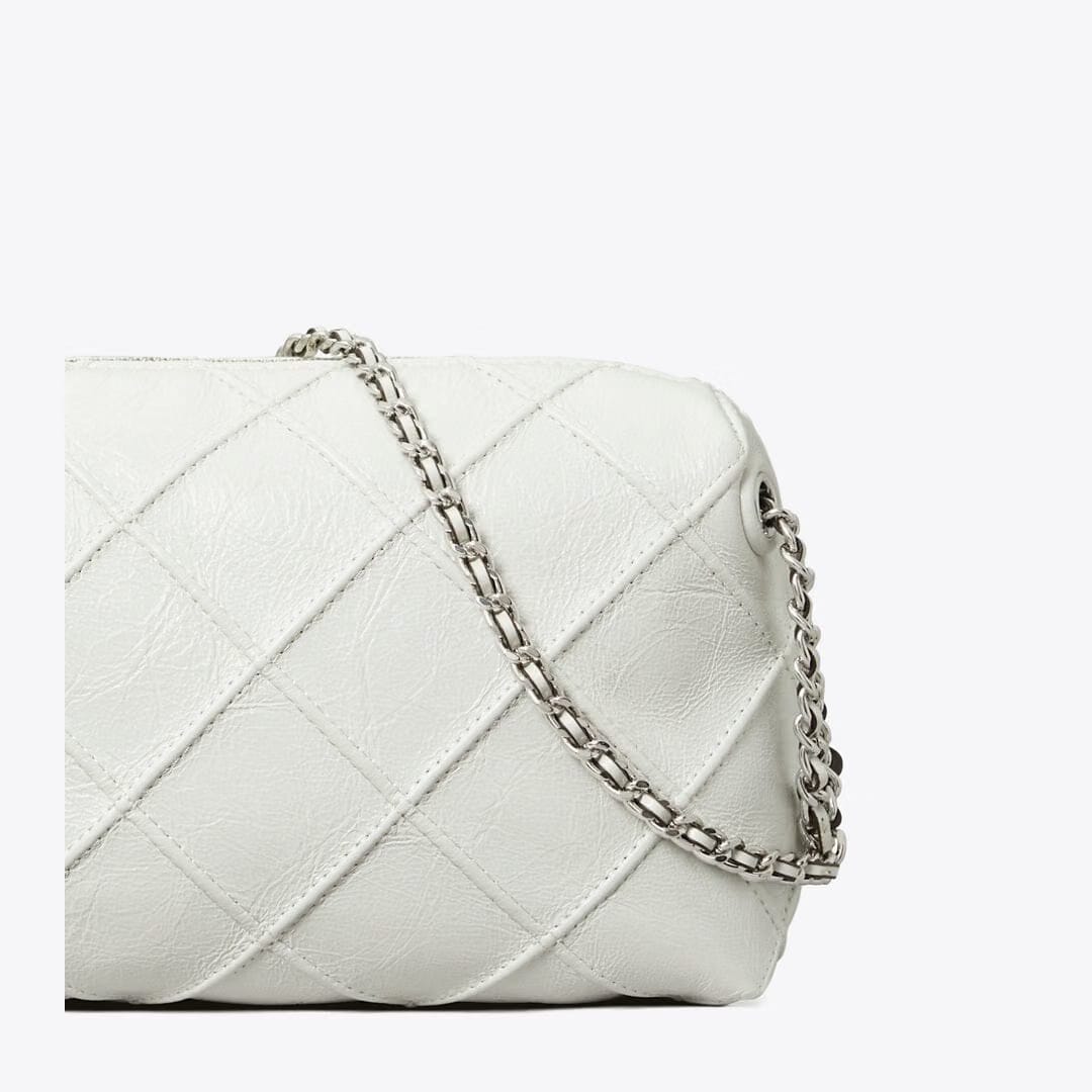 Tory Burch Fleming Soft Distressed Crossbody Bag Blanc