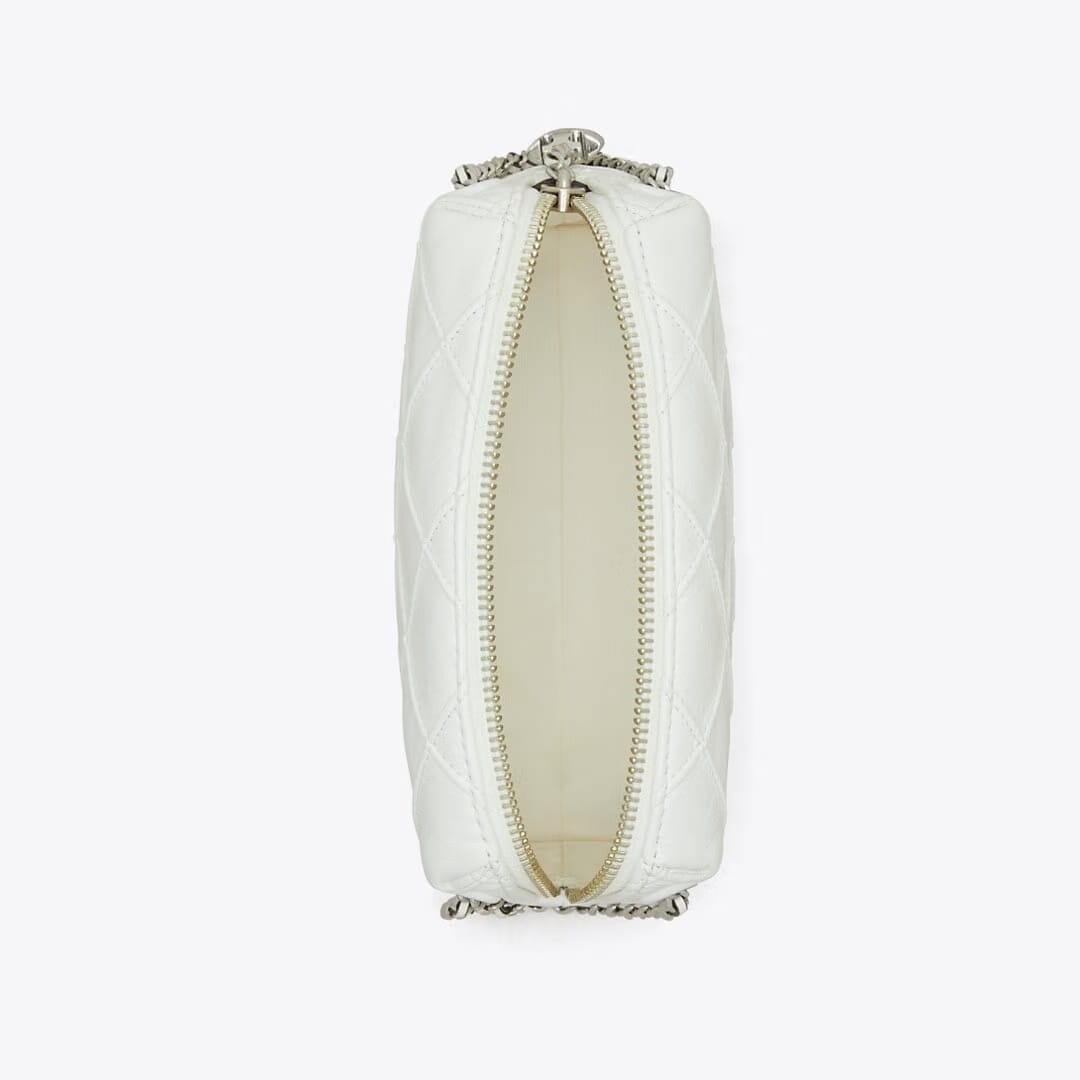 Tory Burch Fleming Soft Distressed Crossbody Bag Blanc