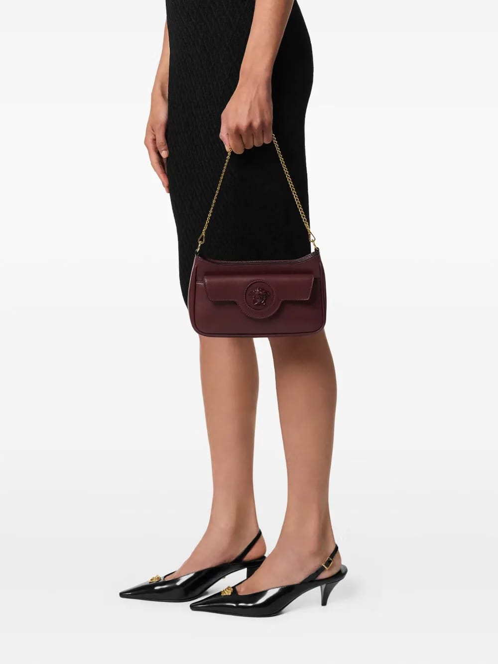 small La Medusa leather shoulder bag